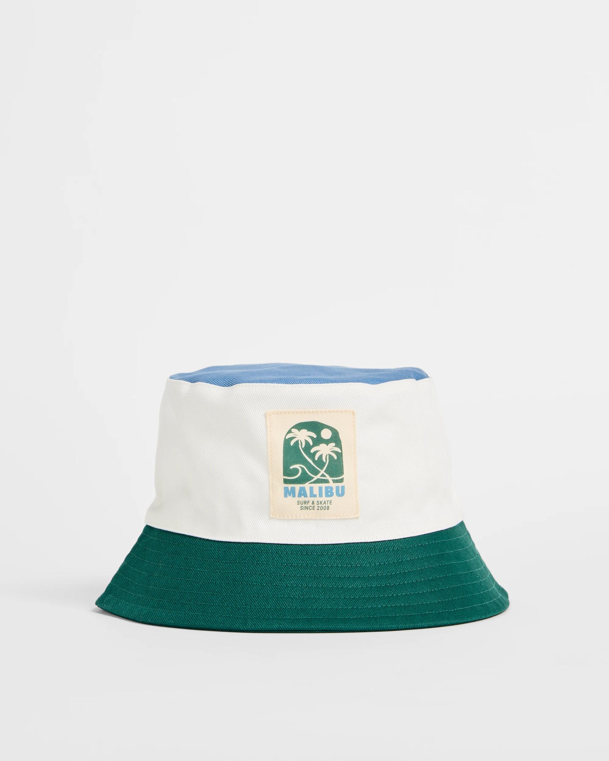 1 Target Kids Malibu Bucket Hat GREEN WHITE BLUE, 1 of 1