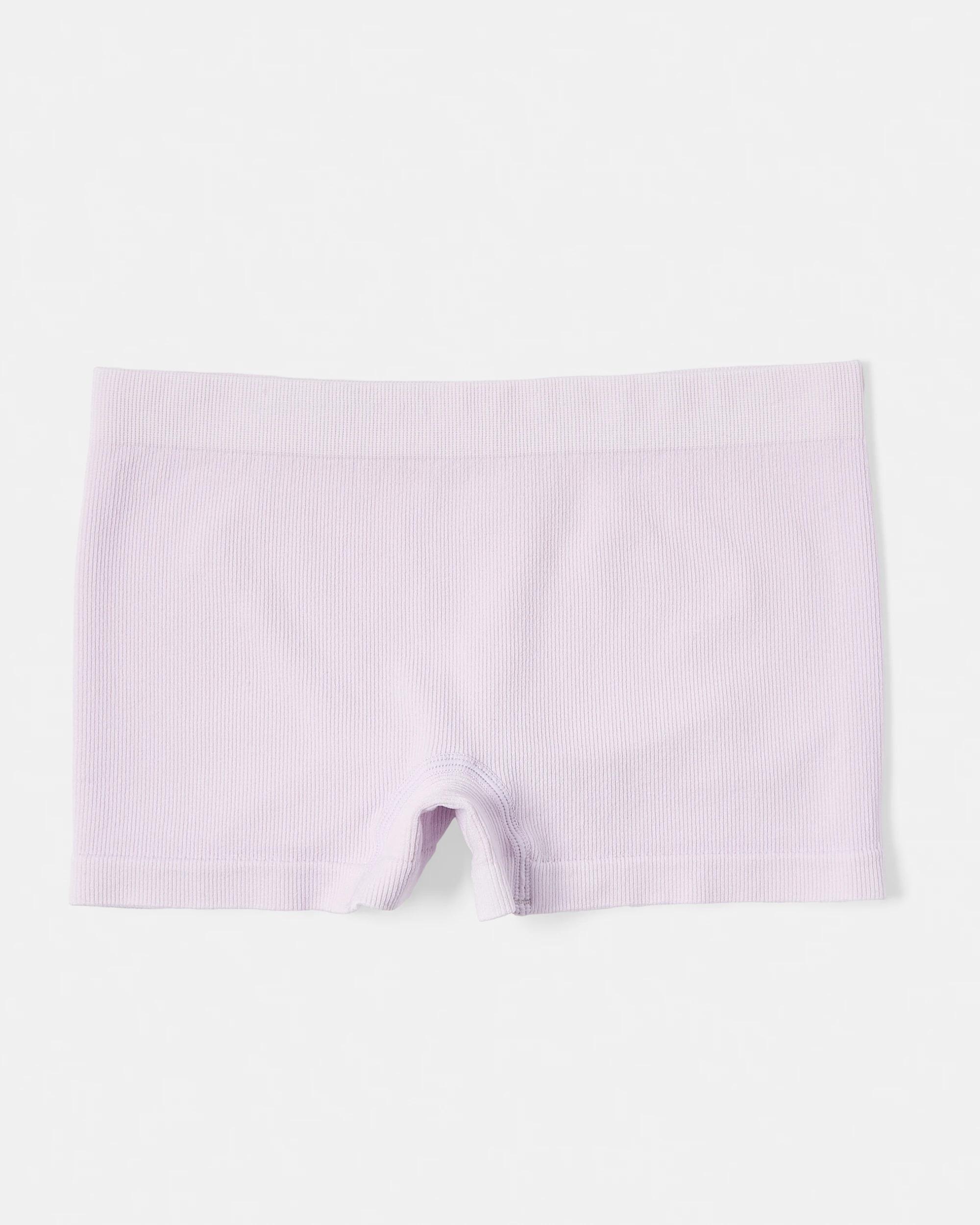 3 3 Pack Rib Seamfree Shorties Pur Shorti, 3 of 5