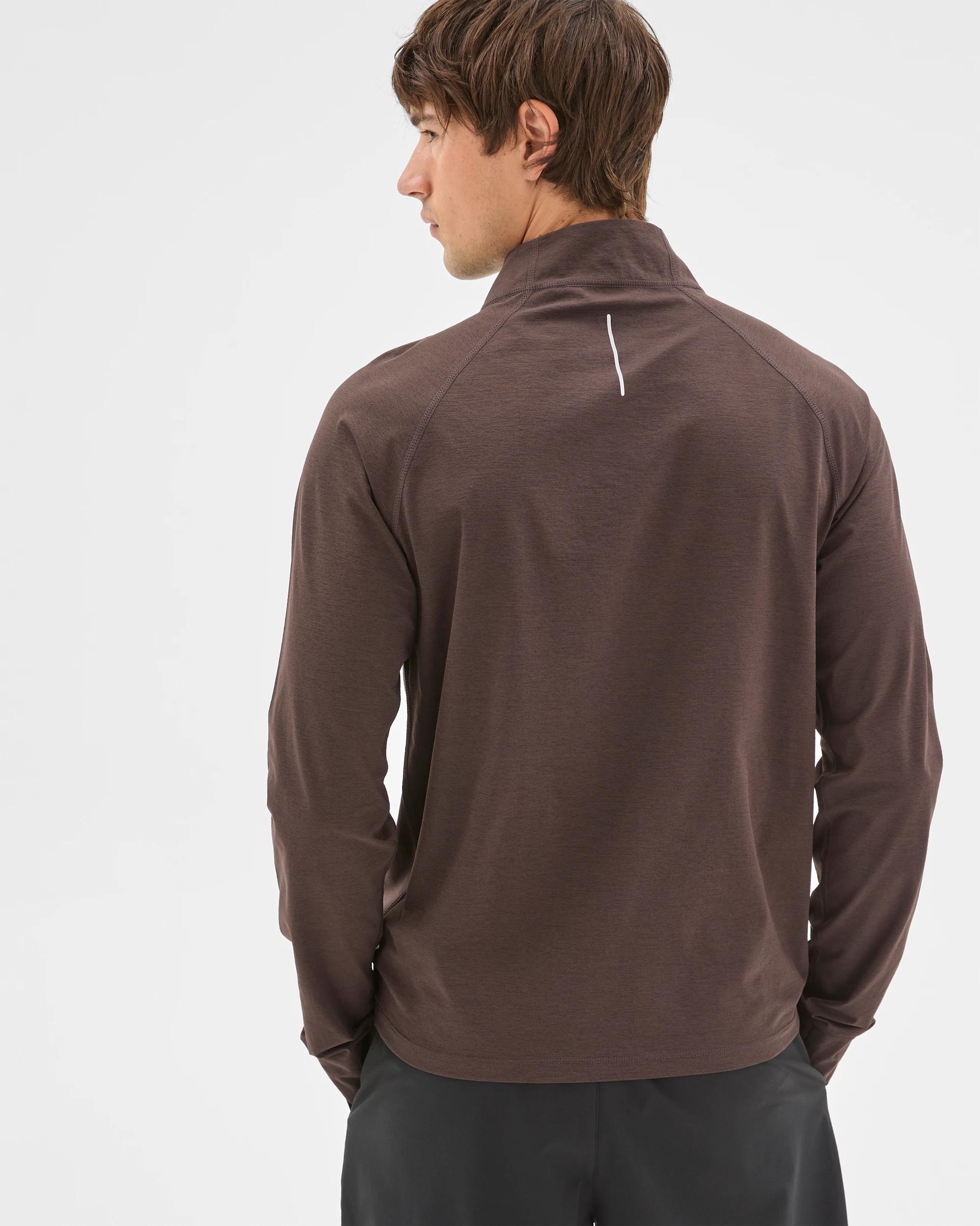 6 Target Active 1/2 Zip Jumper CHOCOLATE, 6 of 6