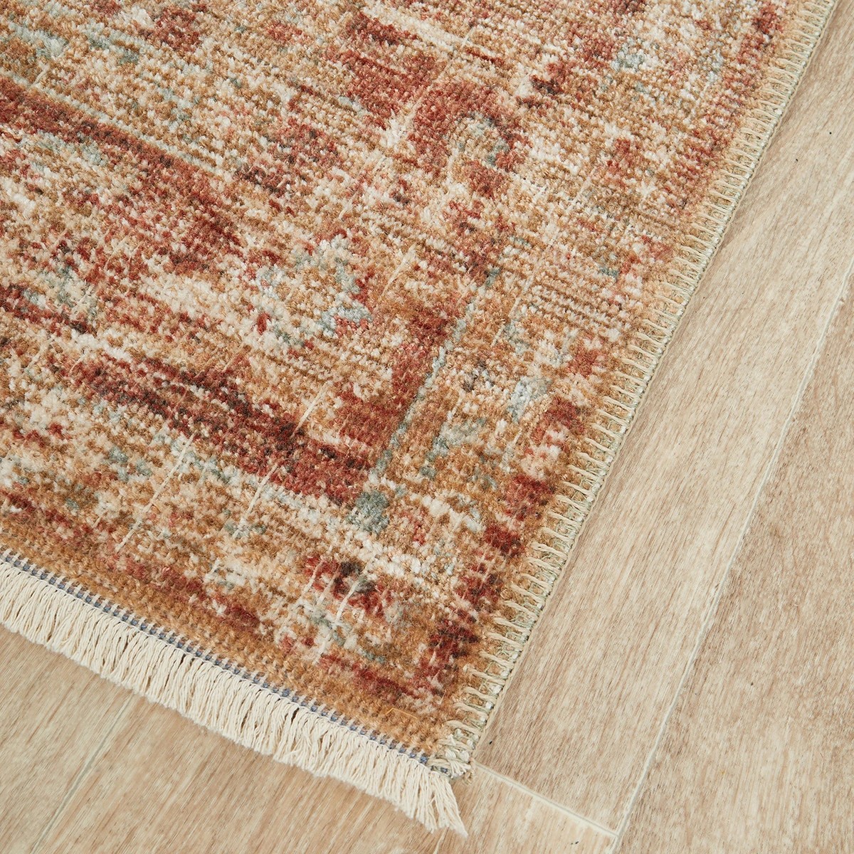 3 Common Ground Rugs Heirloom 03 370x80cm - Large Runner Power Loomed Rug - Brown, 3 of 7