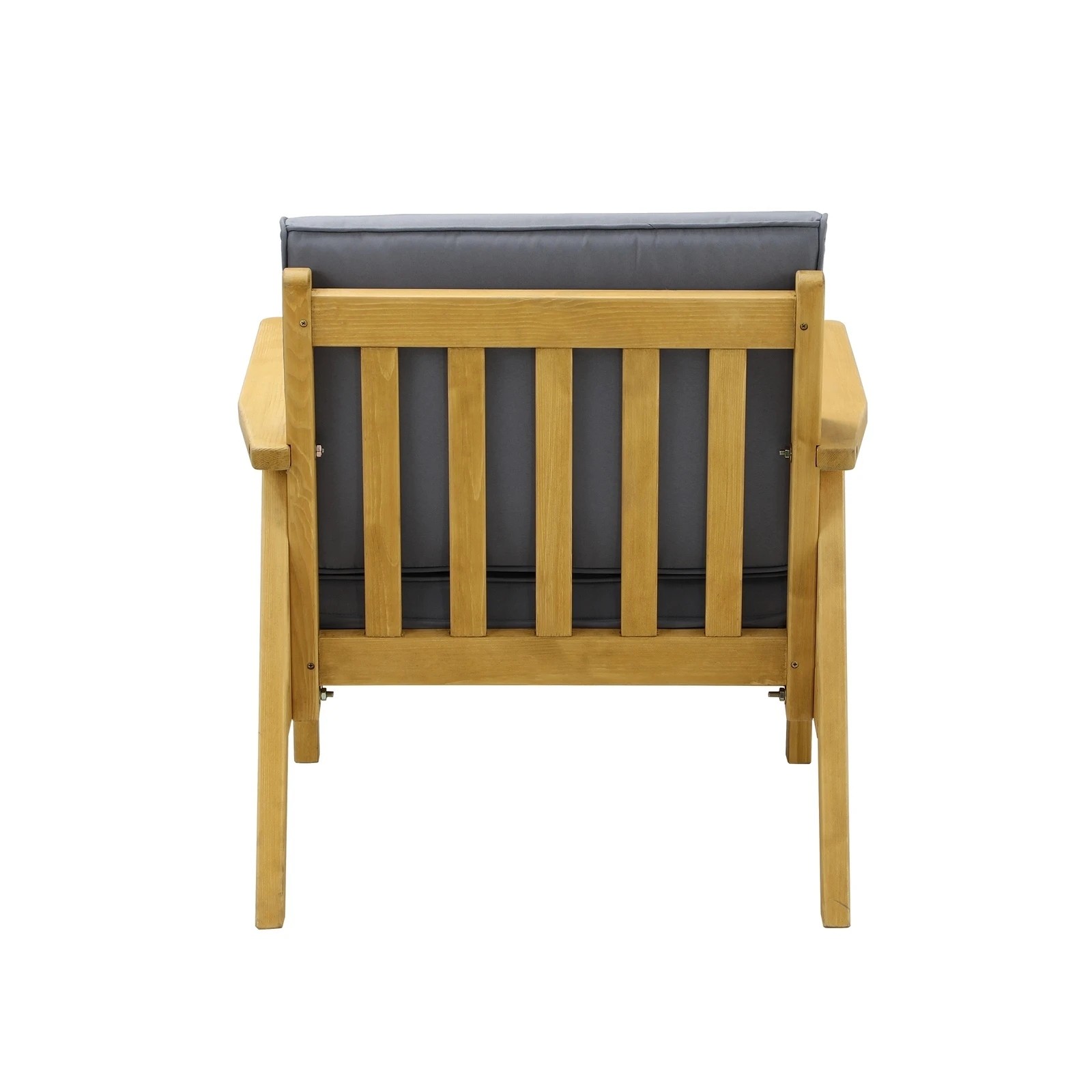 9 Livsip Outdoor Armchair Furniture Lounge Wooden Chair Patio Garden Sofa Set - Multi, 9 of 9