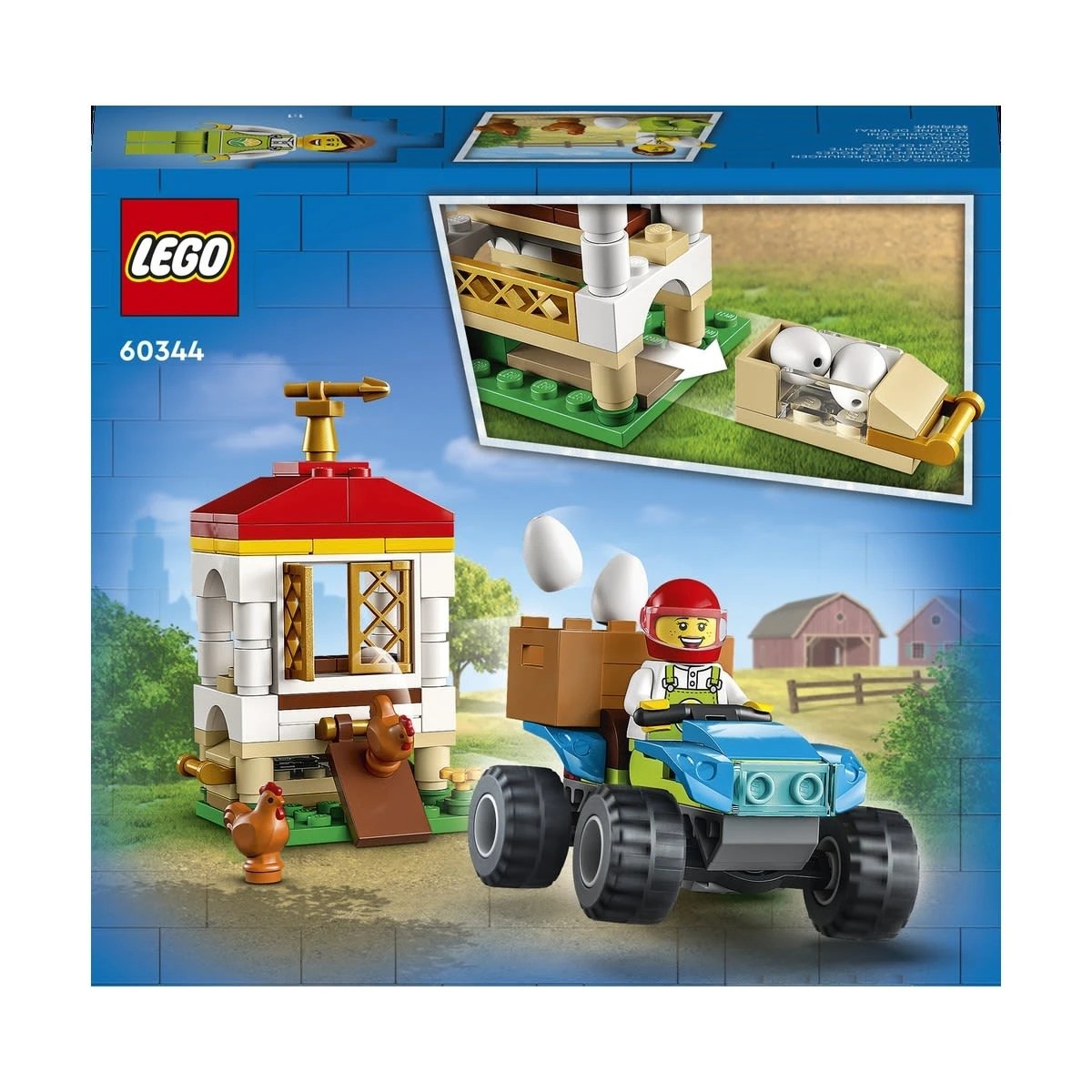 1 LEGO City Farm Chicken Henhouse 60344, 1 of 9