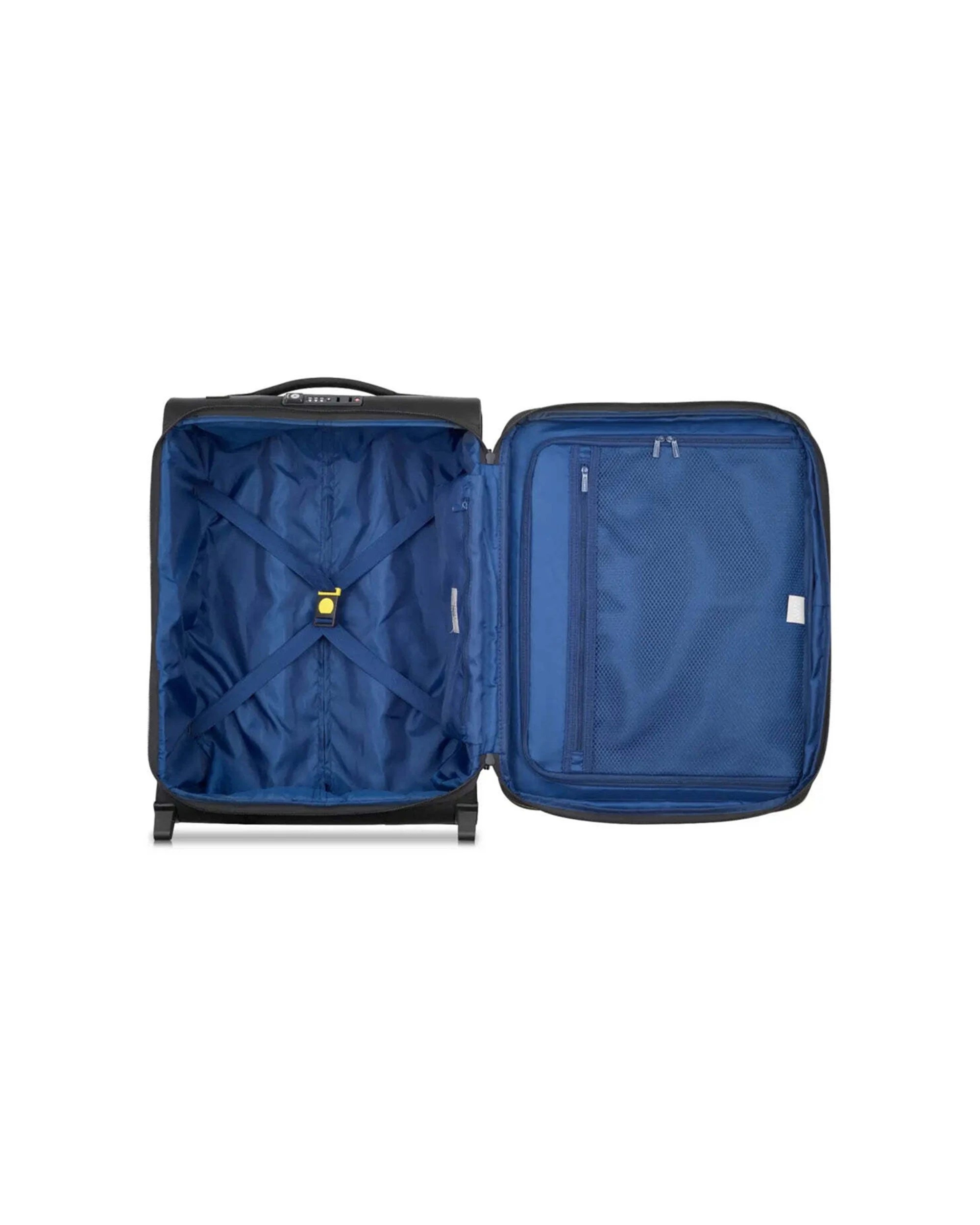 2 Delsey Brochant 3 55 cm Slim 2-Wheel Expandable Carry-On Suitcase TSA Lock Deep - Black, 2 of 8