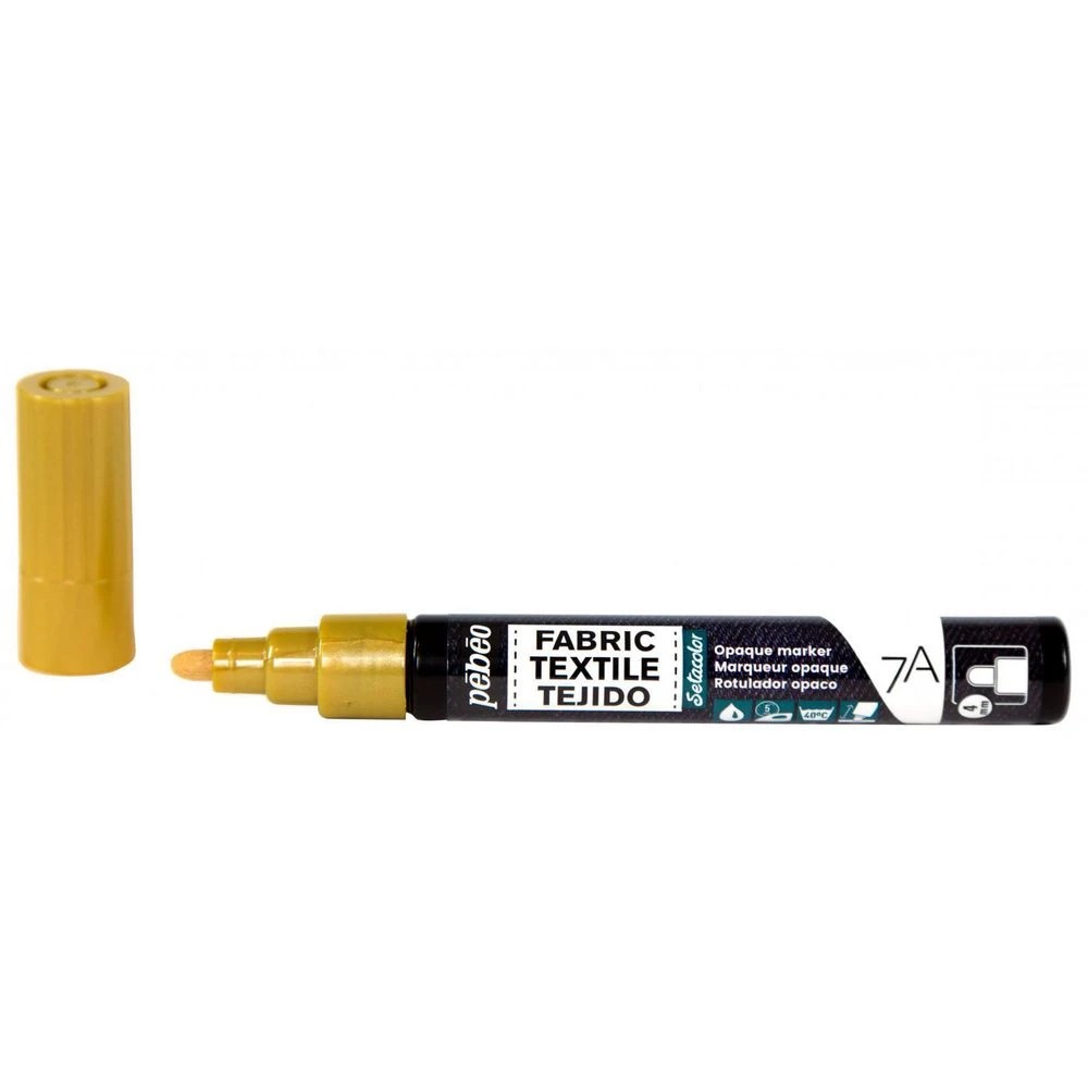 2 Pebeo 7A Opaque Marker 4mm Gold, 2 of 3