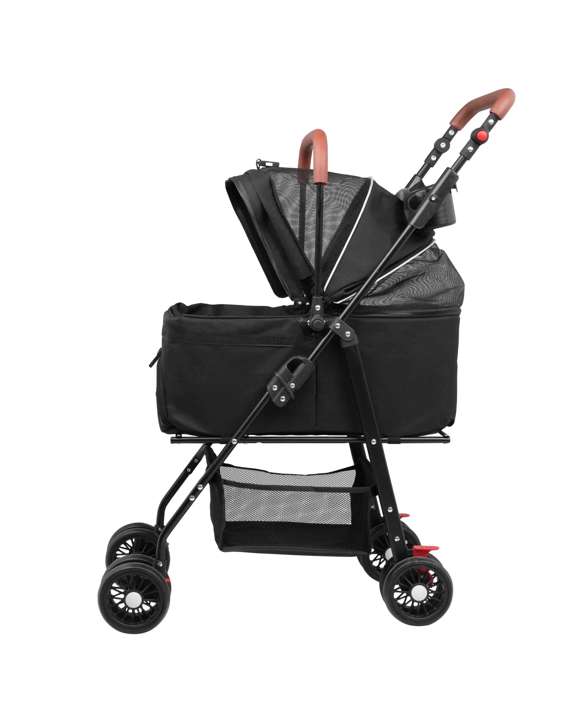 4 Advwin 3in1 Pet Stroller Dog Cat Carrier Foldable, 4 of 10