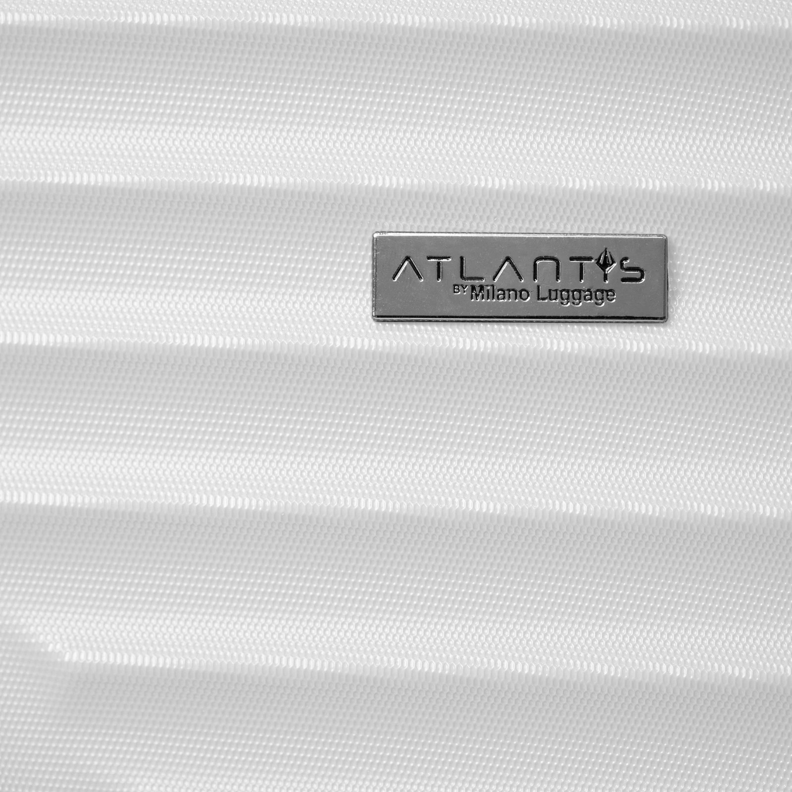 8 Milano Décor Atlantis Luggage 3 Piece Set TSA Lock Luxury Hard Case Travel Suitcase - White, 8 of 9