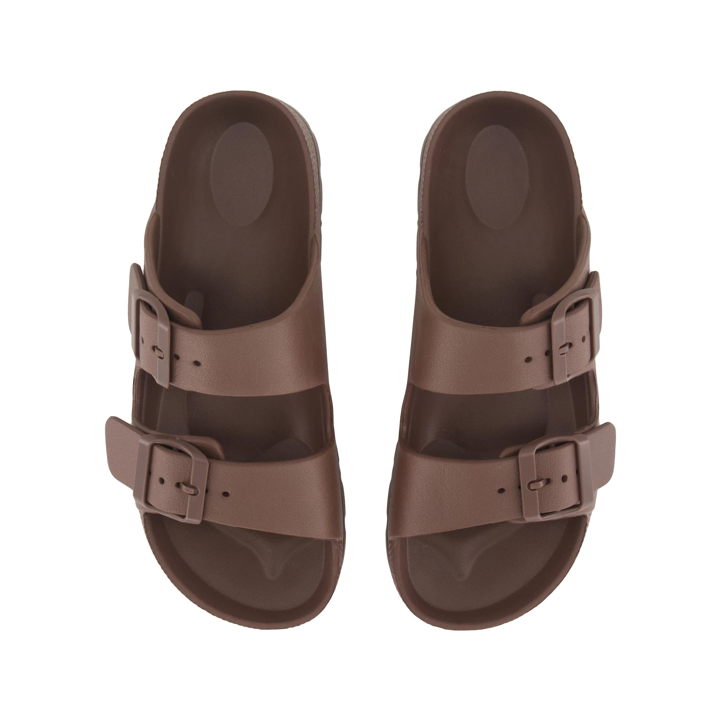3 Two Band Beach Slides Chocolate, 3 of 3