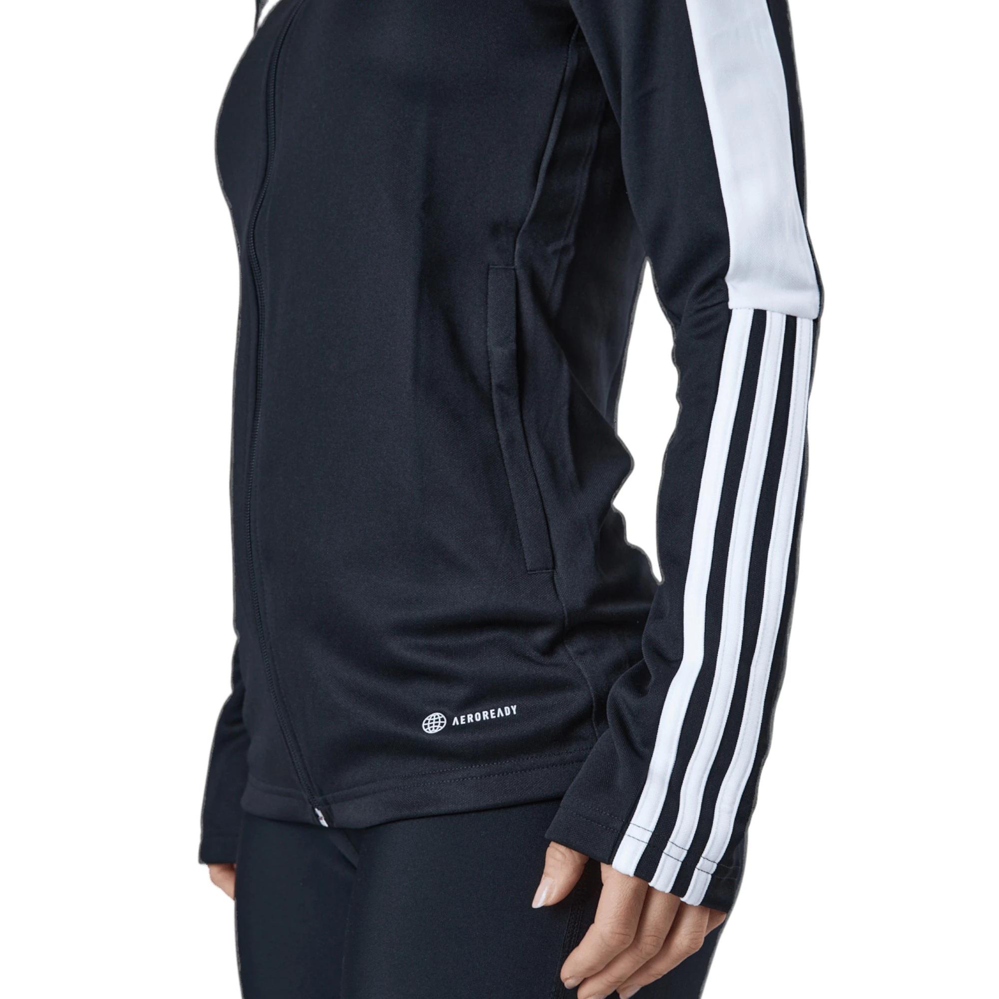 5 Adidas Womens Tiro TKJKT ES Track Top Jacket Black BLACK, 5 of 5