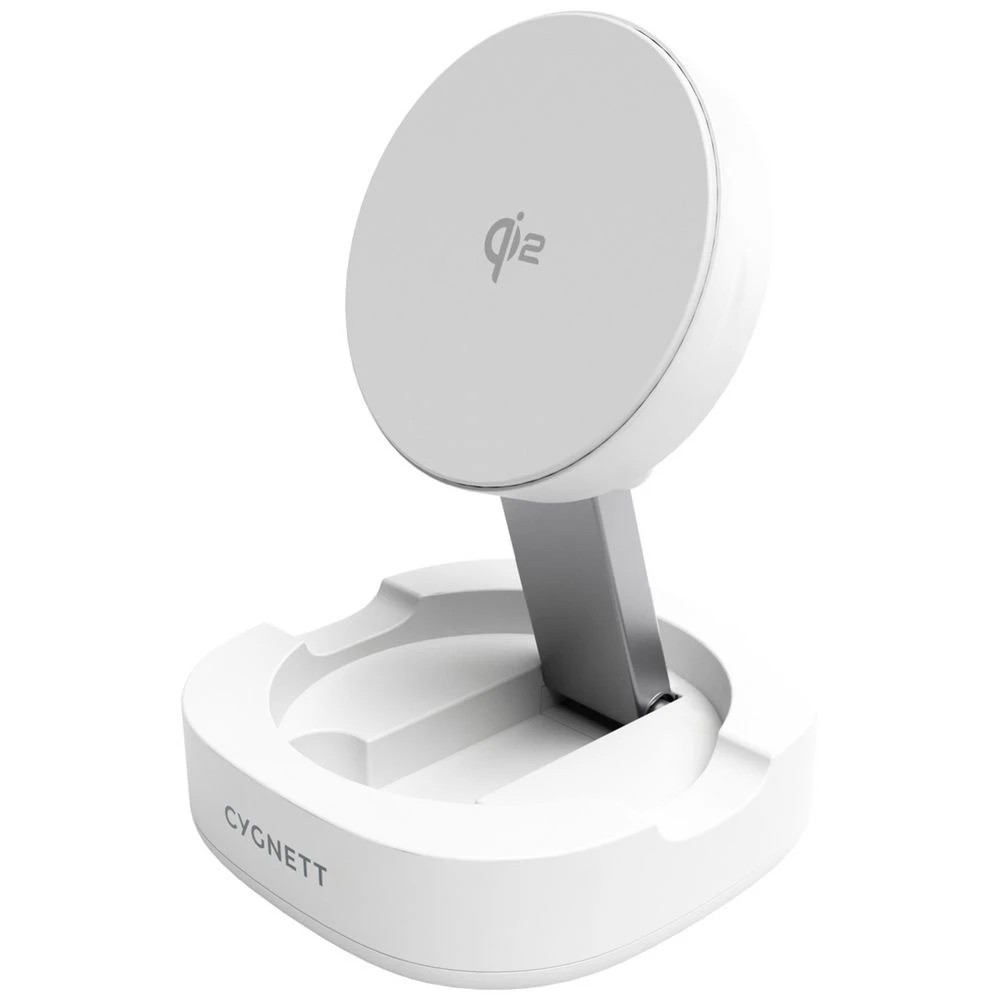 1 Cygnett Qi2 Wireless ChargeBase 15W White, 1 of 7
