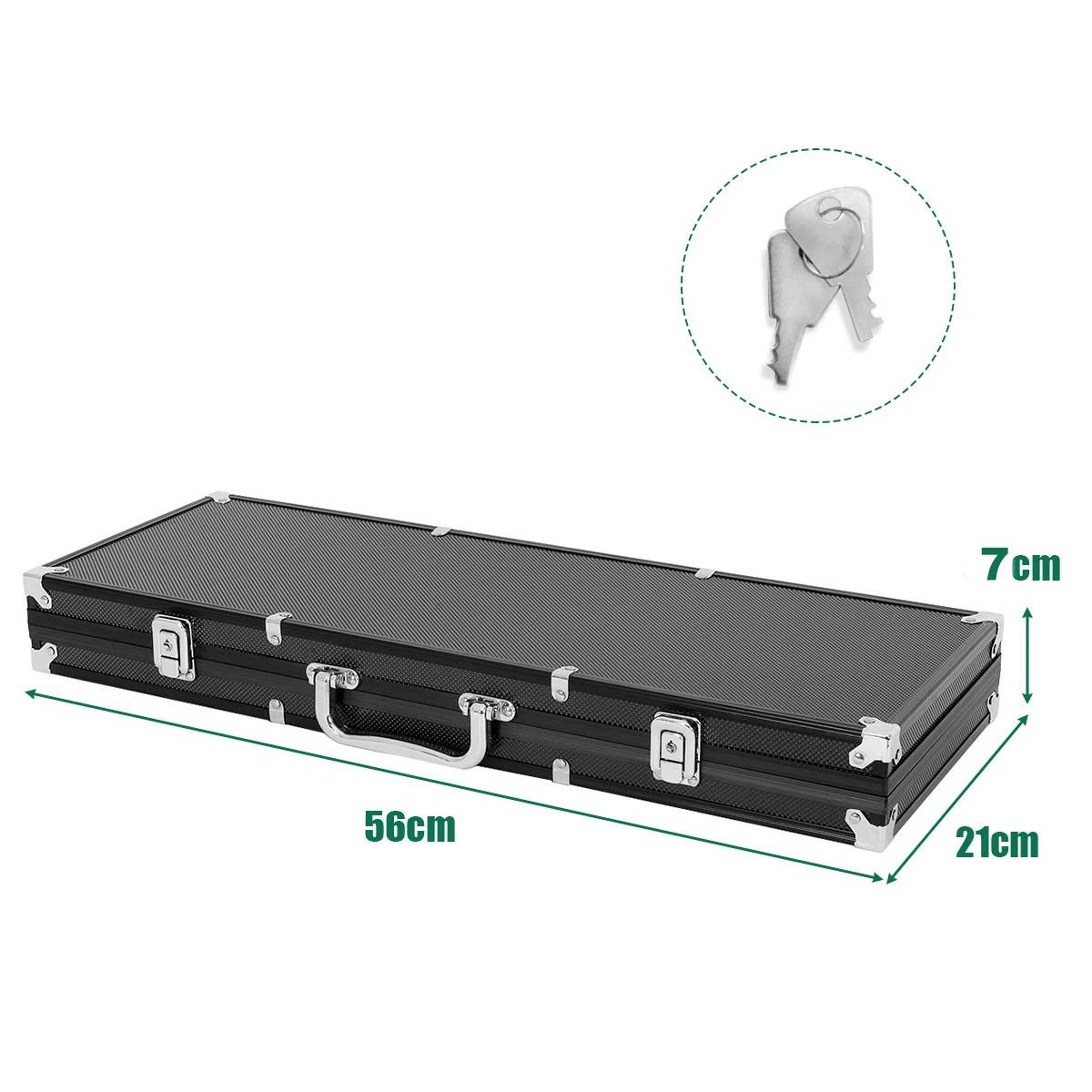 2 Costway Poker Chip Set 500PC Chips Texas Hold'em Poker Sets Playing Cards, 2 of 4