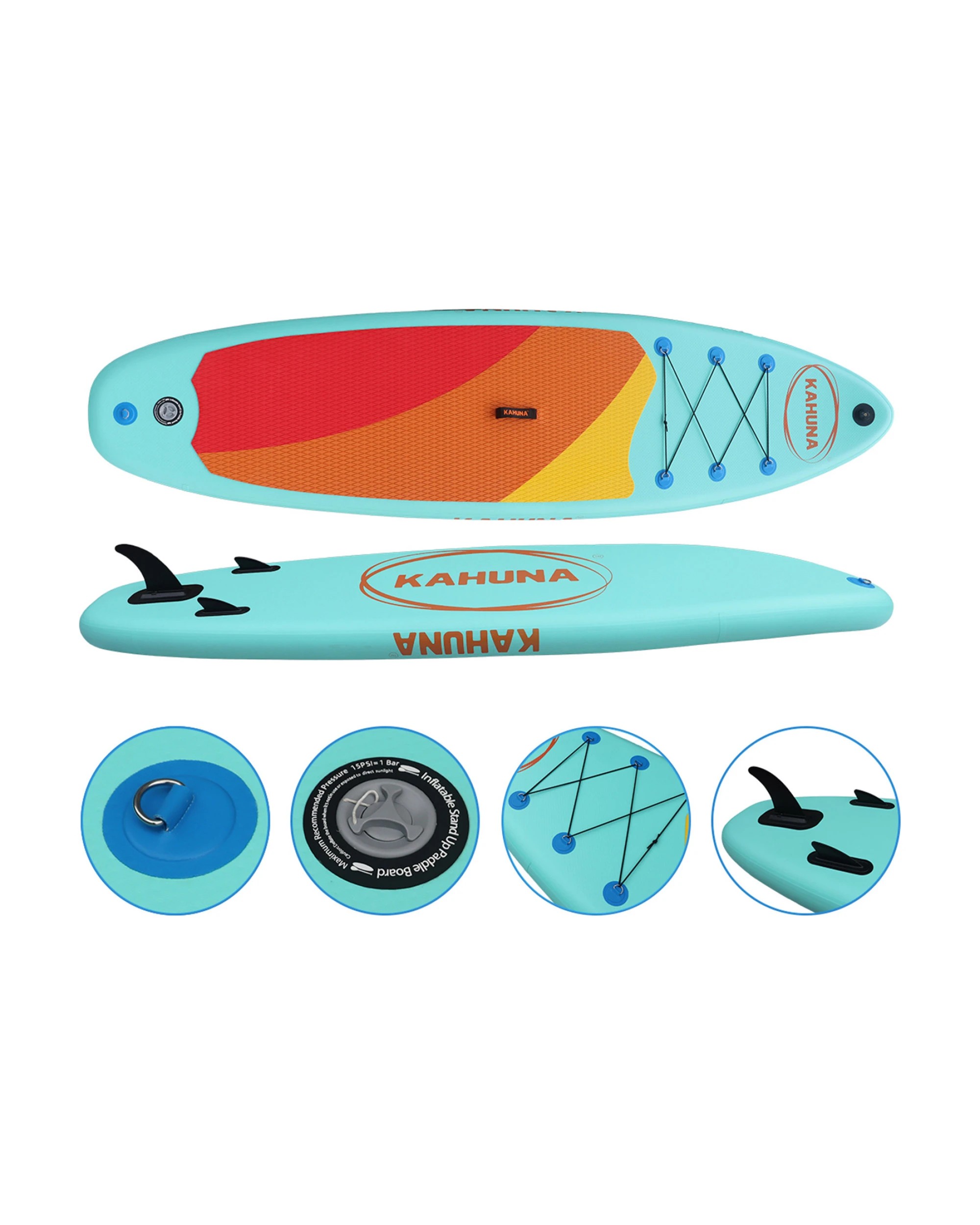 4 Kahuna Hana Inflatable Stand Up Paddle Board 10ft6in iSUP Accessories, 4 of 9
