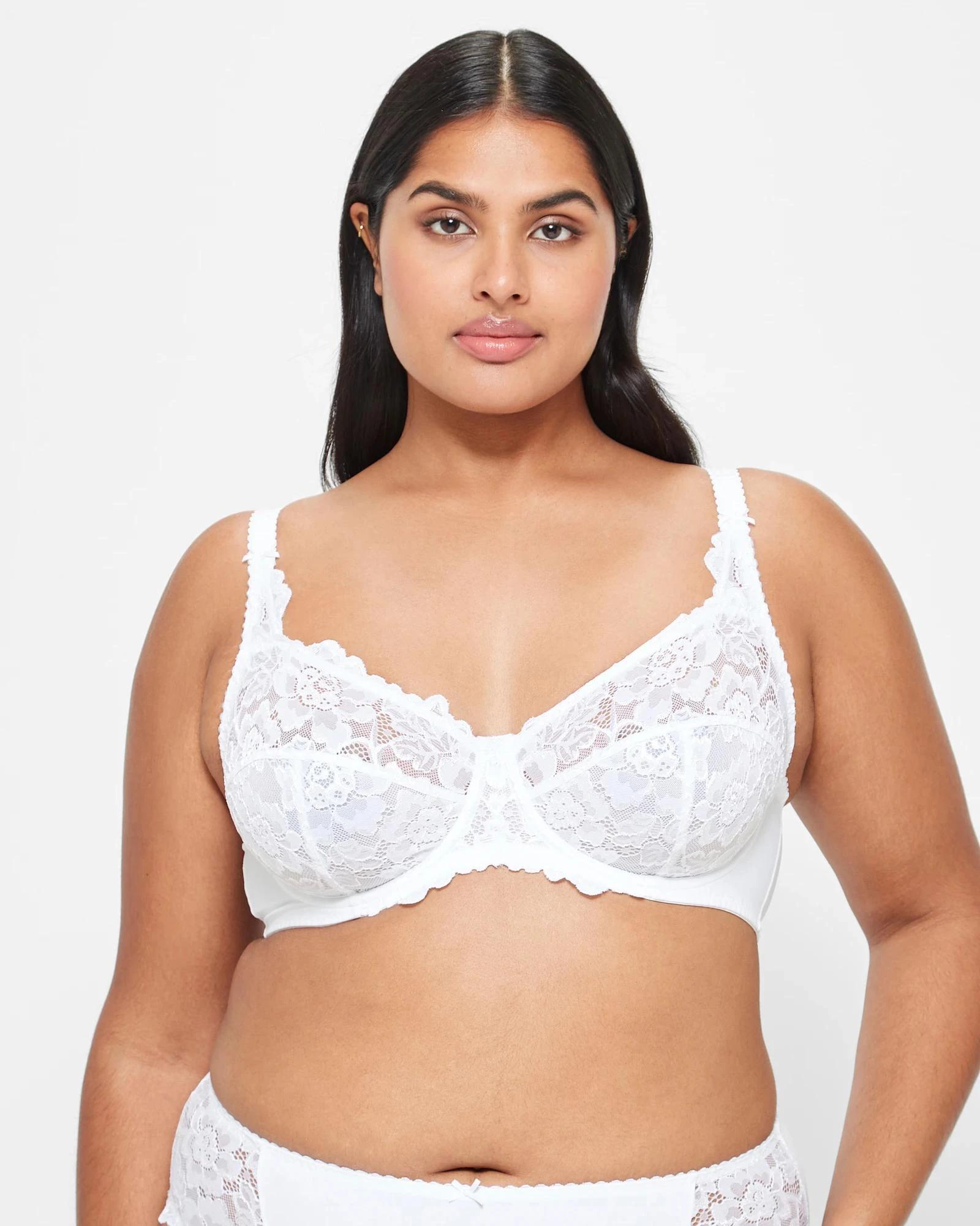 1 Target Woman Plus Size Soft Cup Underwire T-Shirt Bra WHITE, 1 of 4