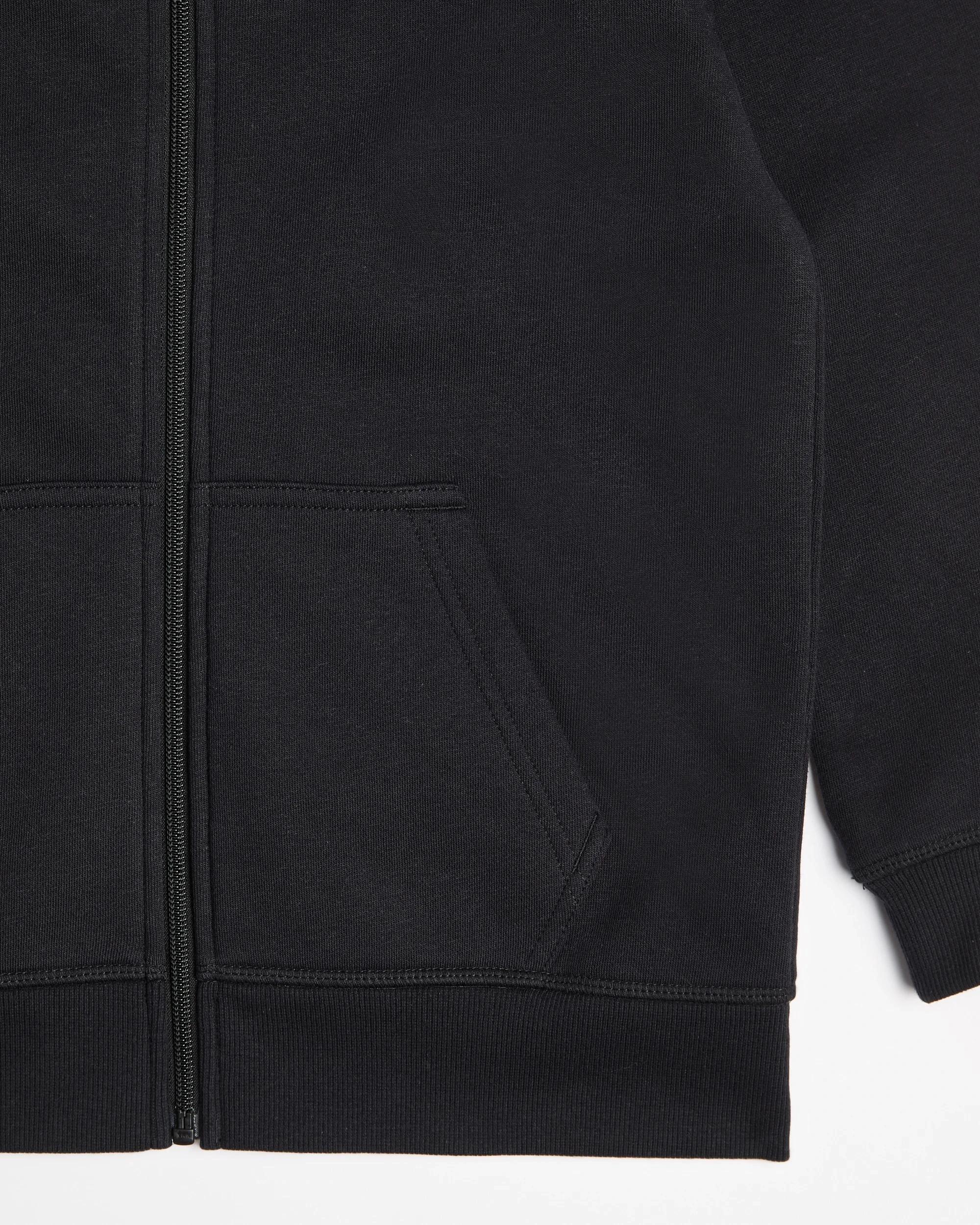 2 Target Australian Cotton Blend School Zip Through Fleece Jumper BLACK, 2 of 3