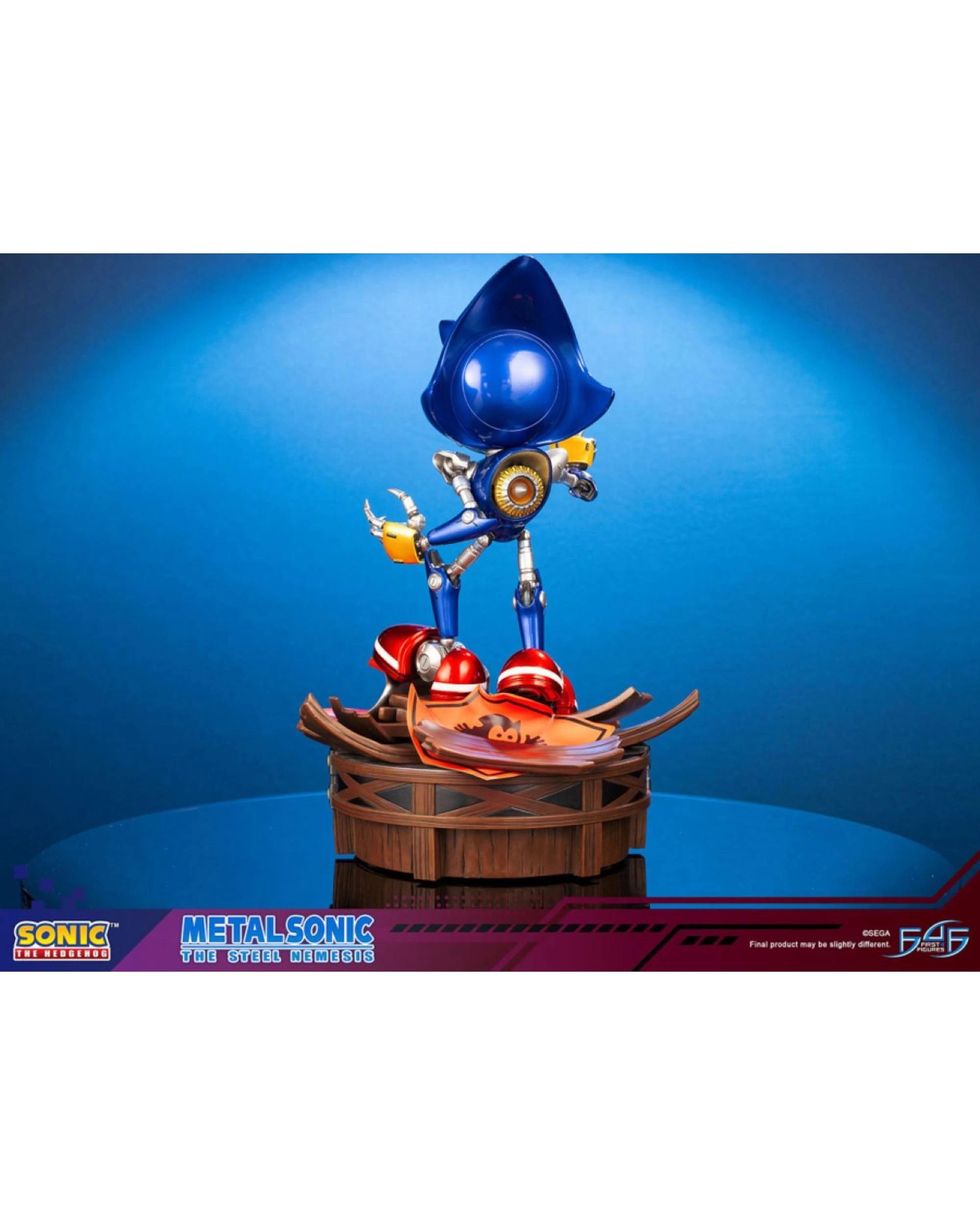 4 Sonic the Hedgehog Metal Sonic PVC Statue Standard Edition, 4 of 9