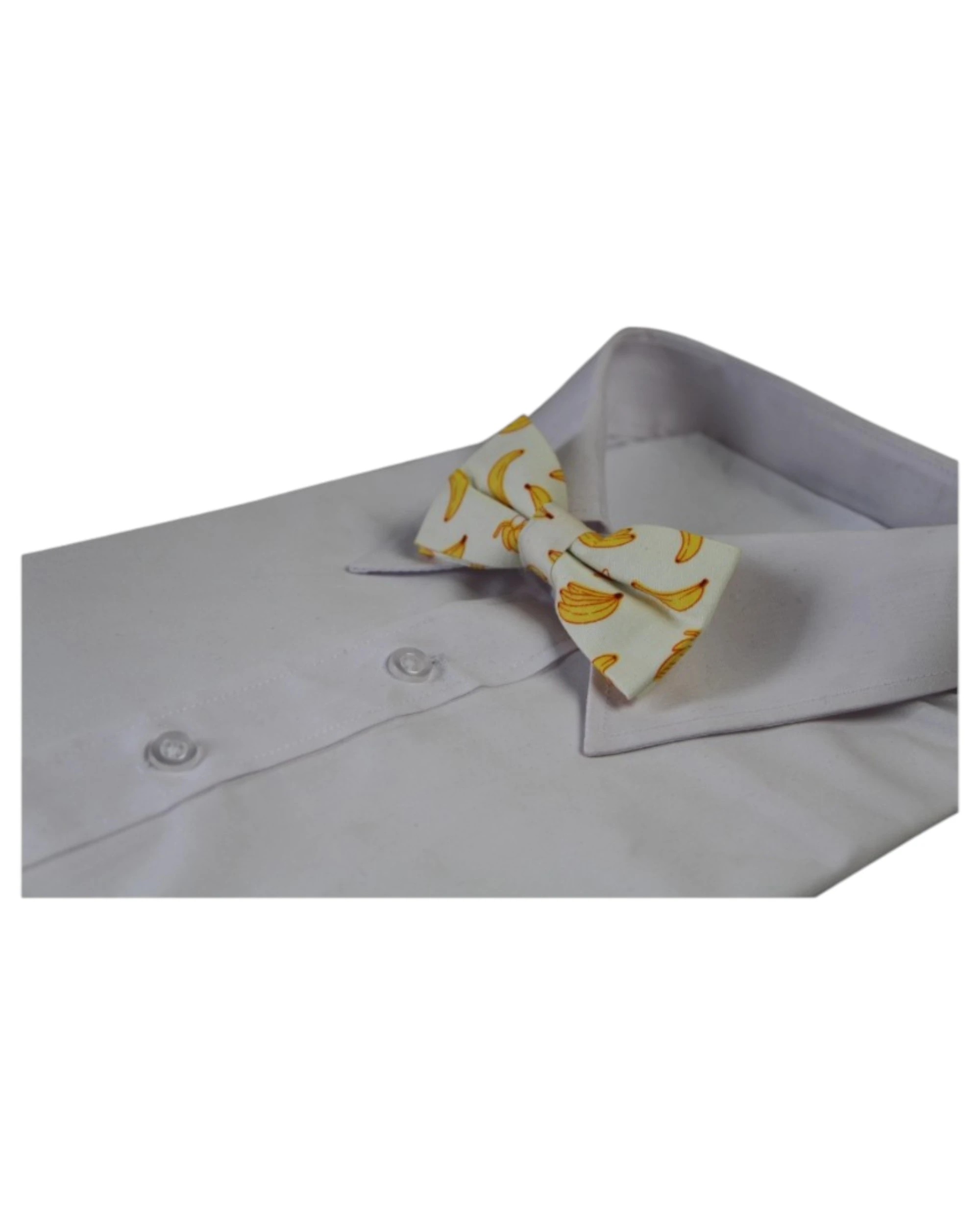 1 Zasel Boys Banana Fruit Patterned Bow Tie, 1 of 2