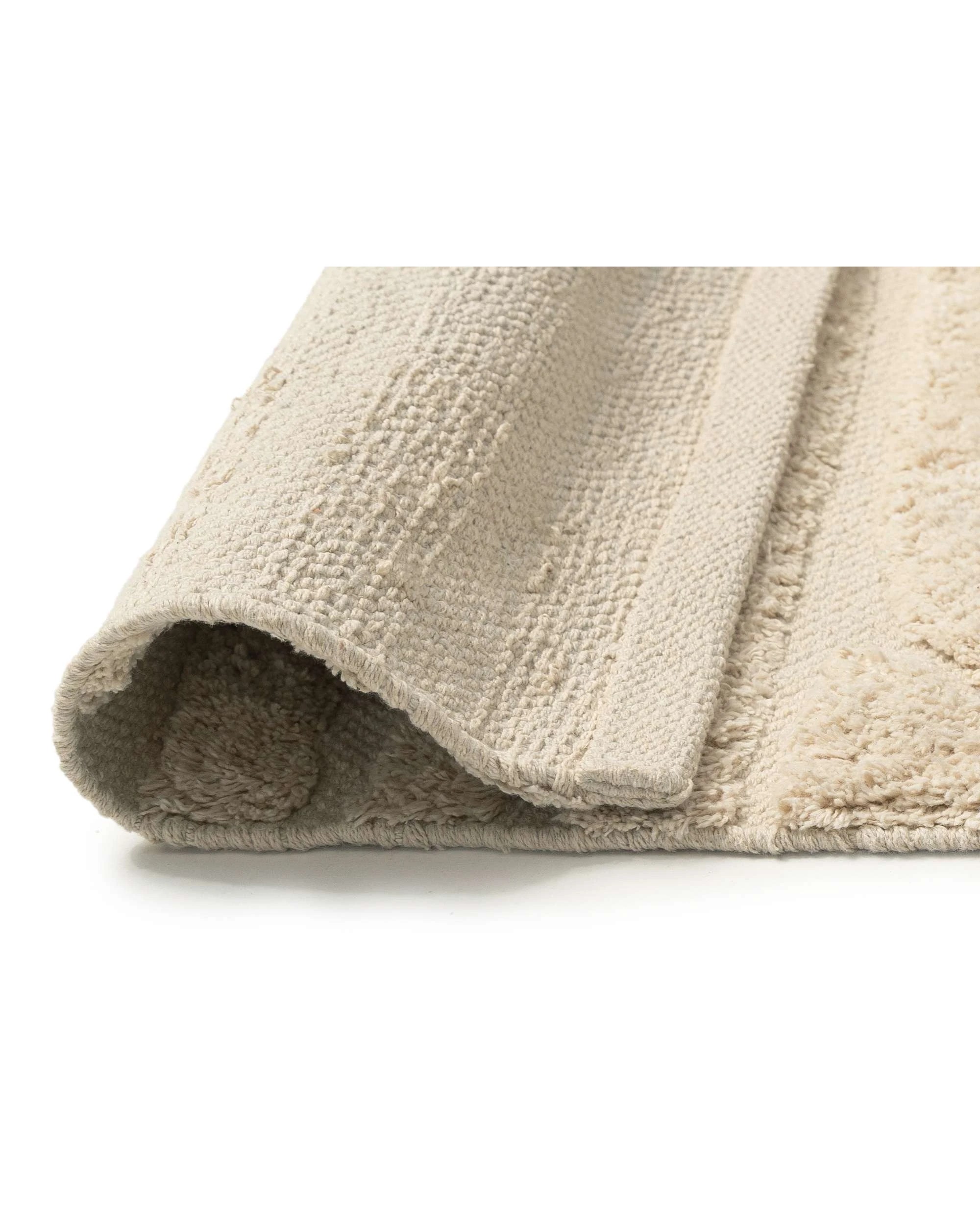 5 Loopsie Marrakech Natural Sculptural Cotton Rug-400cm x 300cm - Beige, 5 of 7