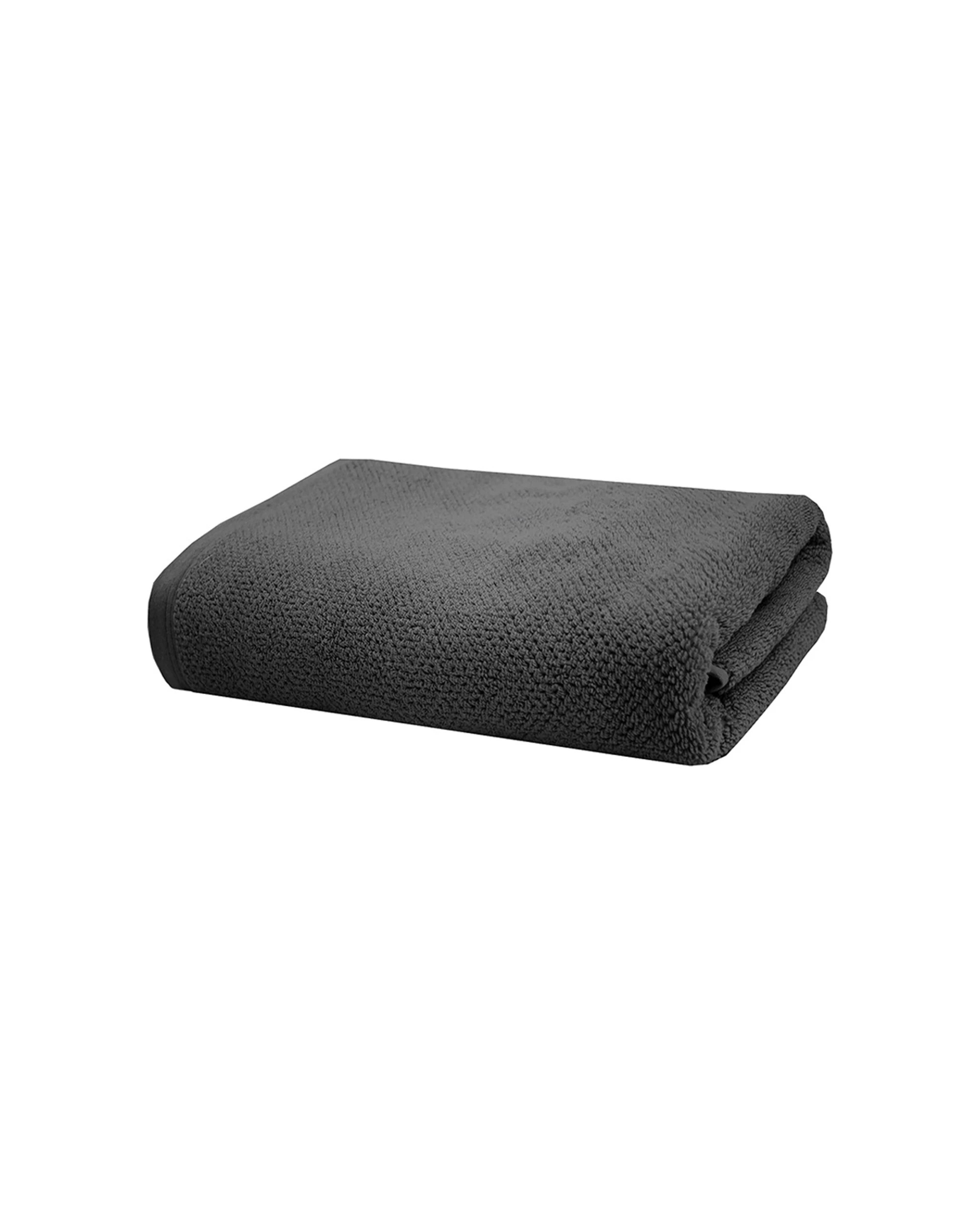 2 Bambury Angove 600gsm Soft Absorbent Cotton Bath Sheet 4PK 80x160cm - Charcoal, 2 of 5