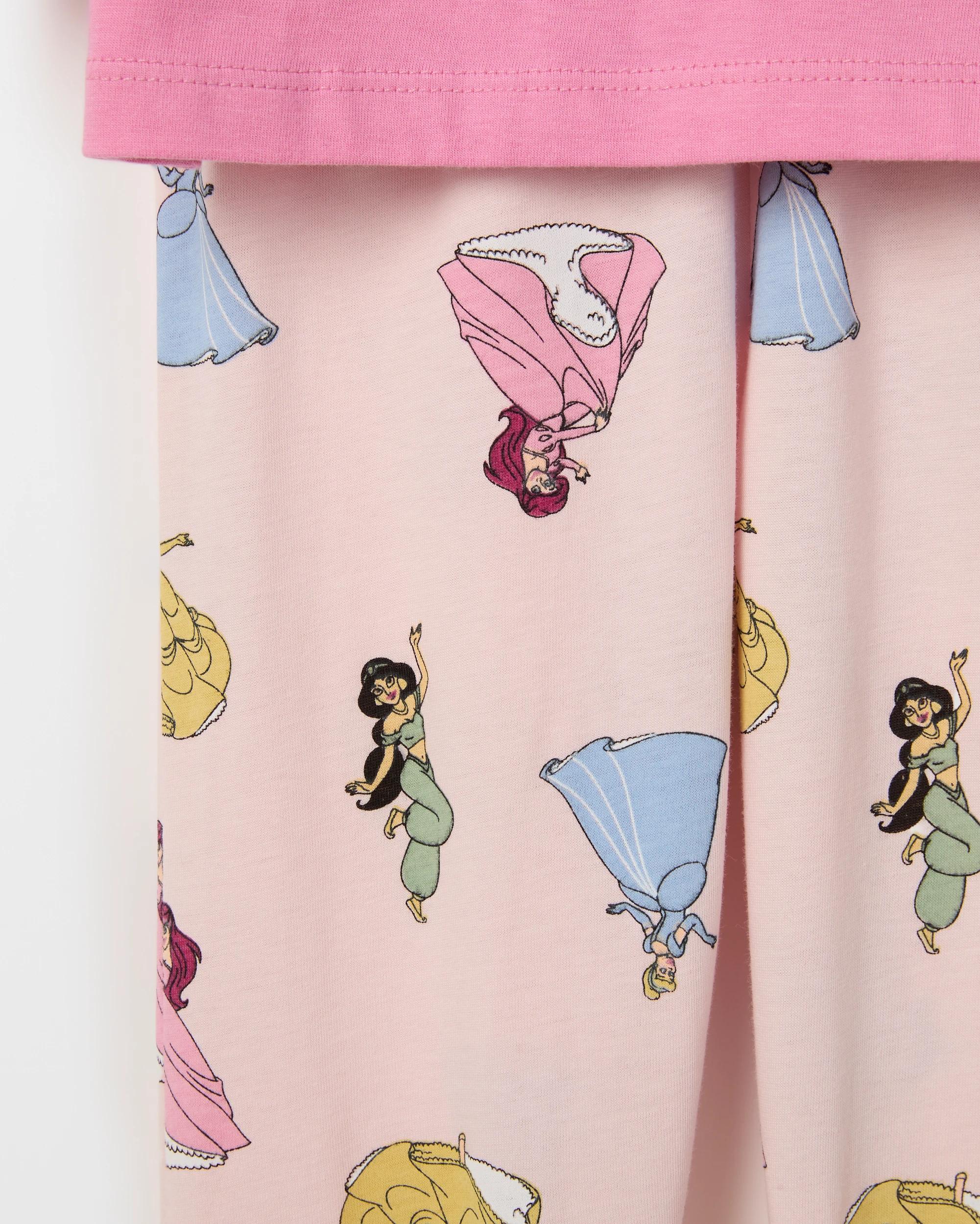 7 Disney Princess Australian Cotton Younger Girls Pyjama Set PRINCESSES, 7 of 8