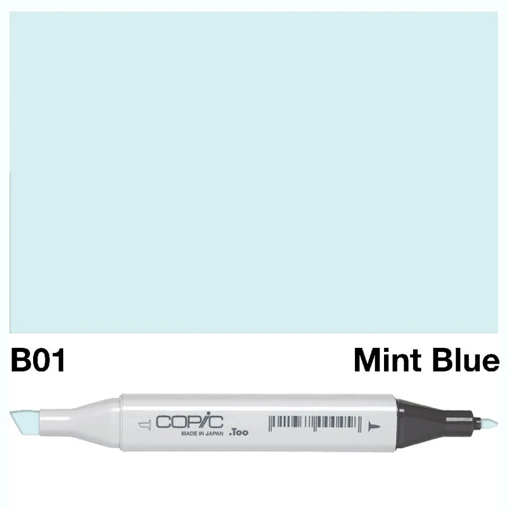 3 Copic Classic Original Dual Nib Marker B01 Mint Blue, 3 of 3