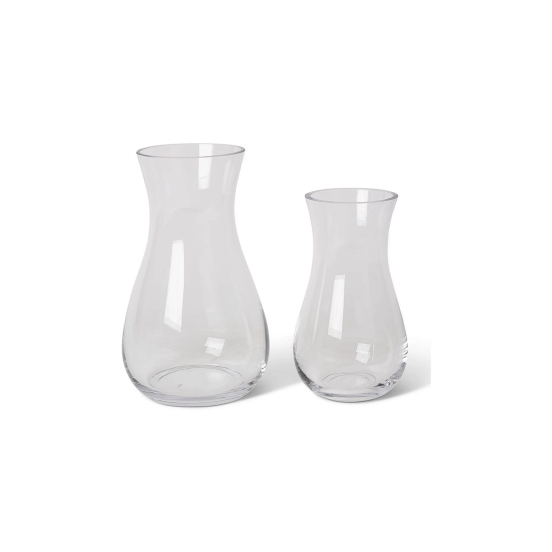 3 Elme Living Betsy Glass Flower Vase 20cm Home Decor For Floral Arrangements
 - Plain, 3 of 3