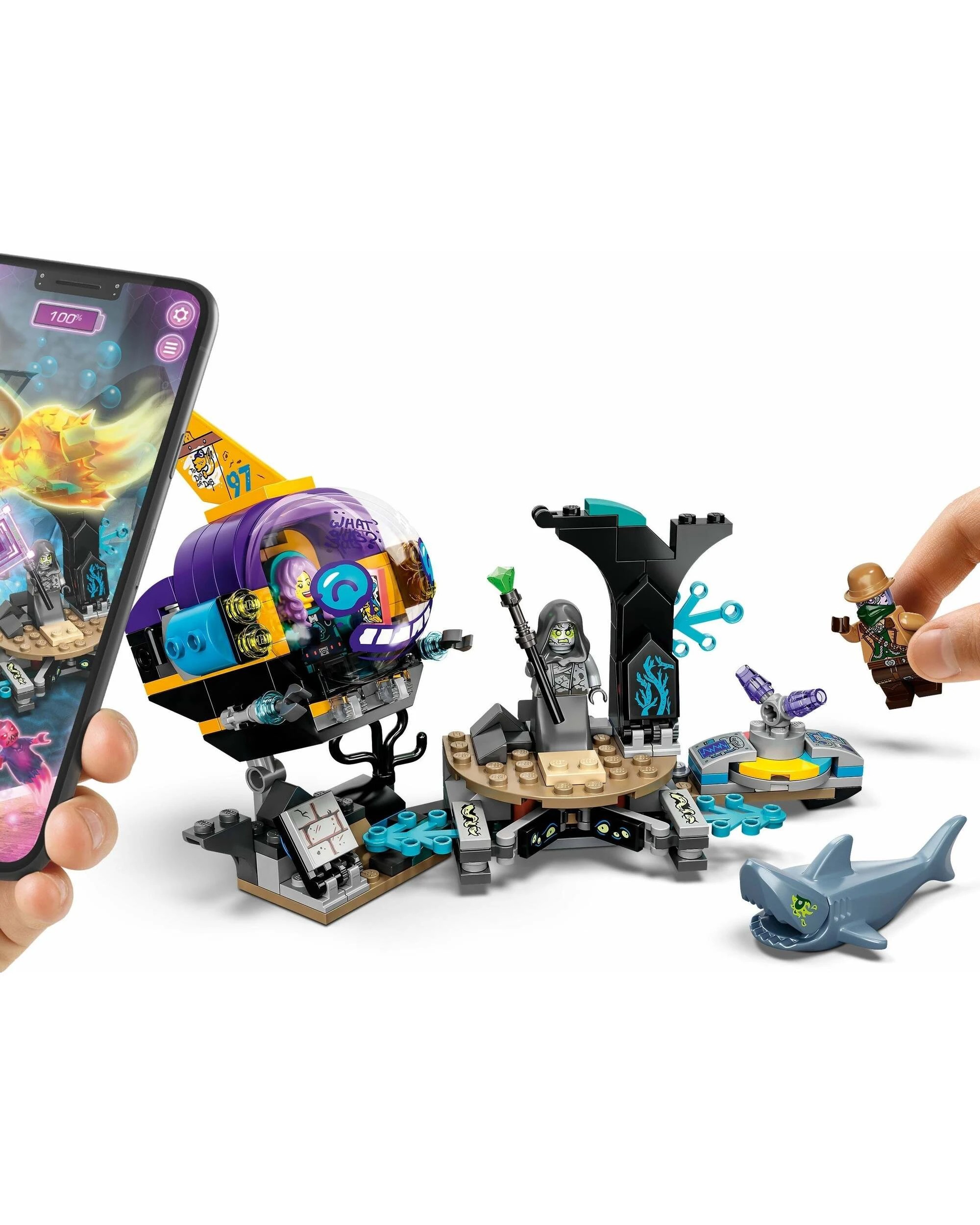 4 LEGO 70433 J.B.'s Submarine: Hidden Side AR Deep Sea Playset, 4 of 5
