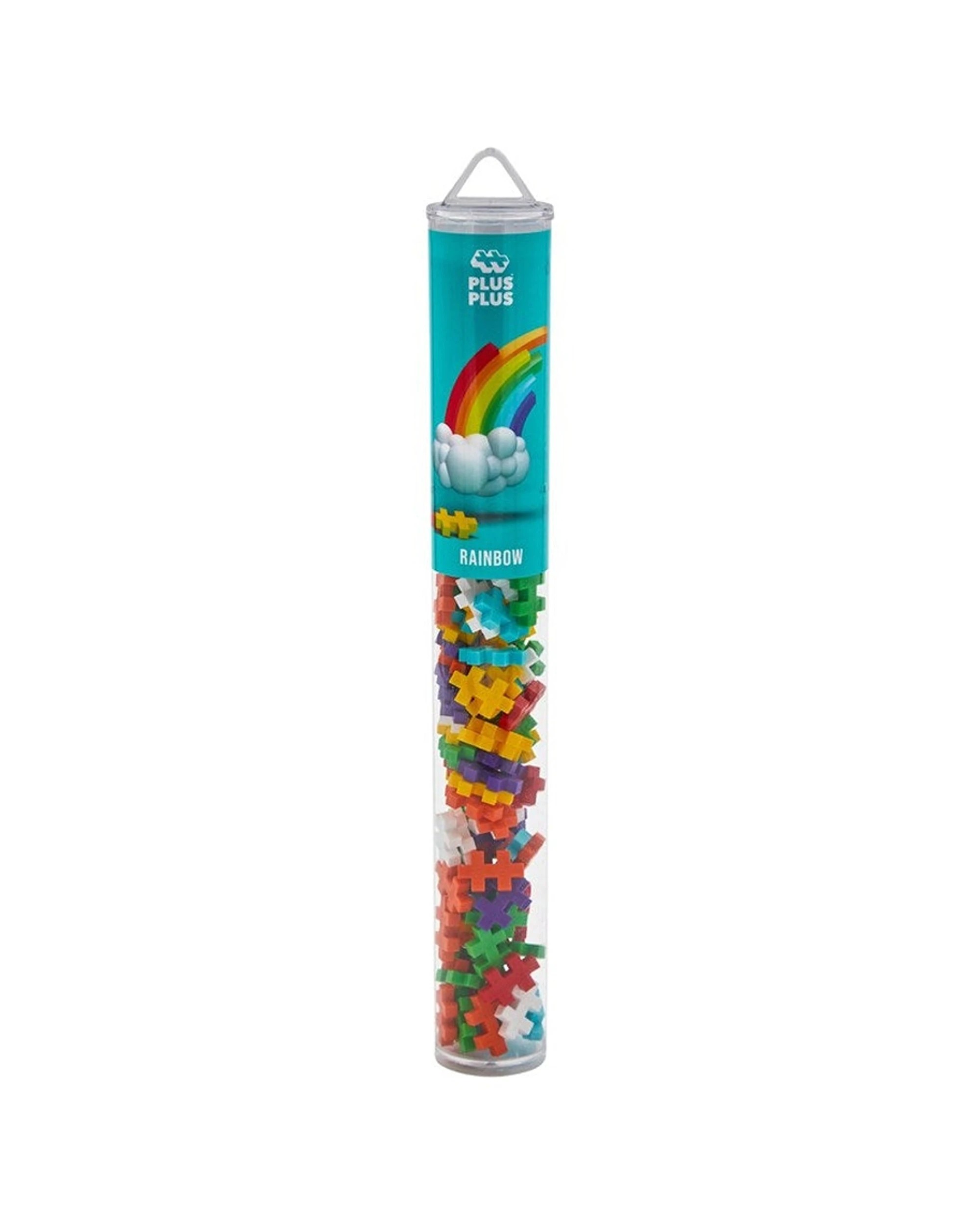 1 Plus-Plus 100pc Rainbow Color Mix Tube Building Blocks STEM Kids Toy, 1 of 3