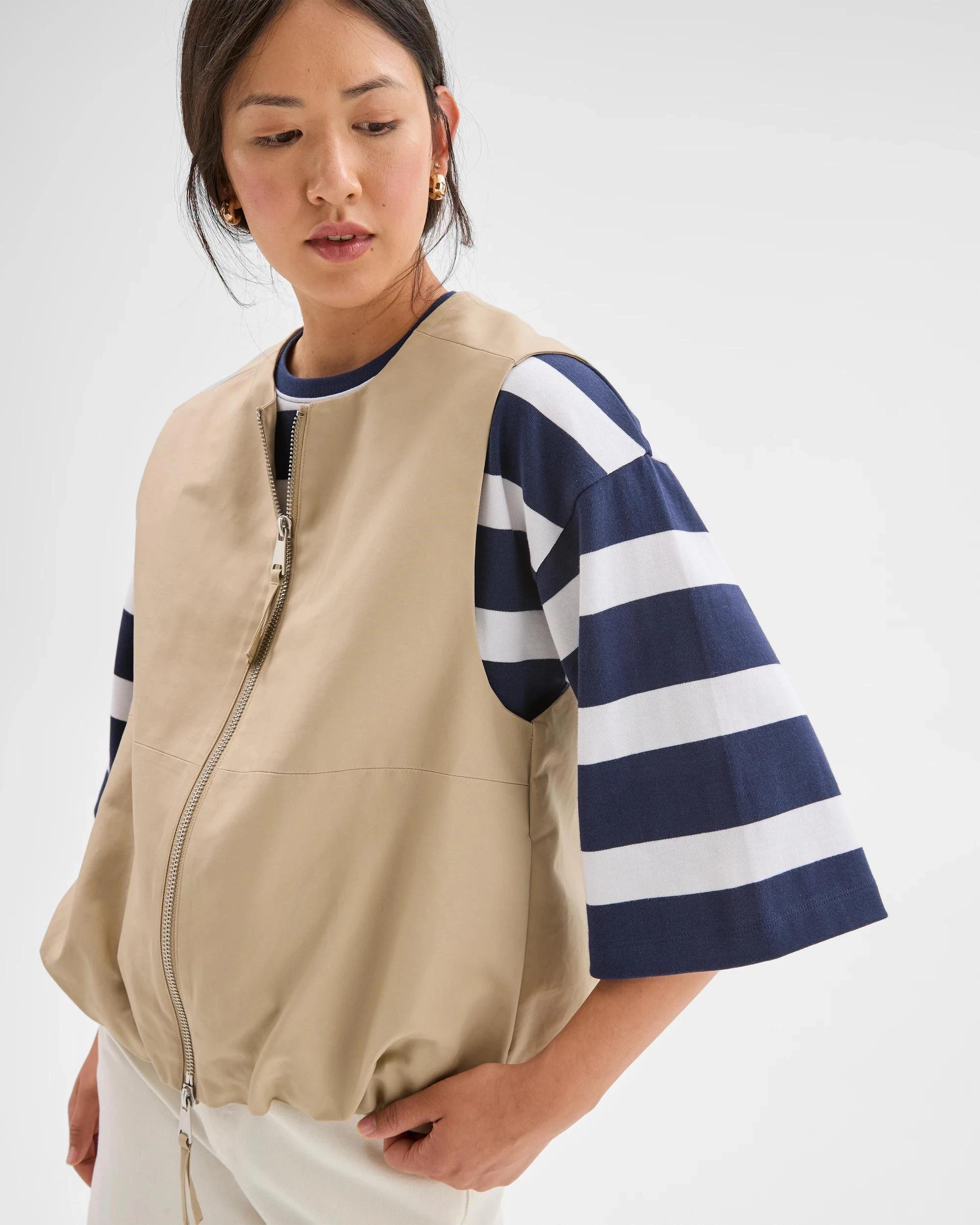 2 Target Woman Australian Cotton Sleeveless Shell Vest LATTE, 2 of 5