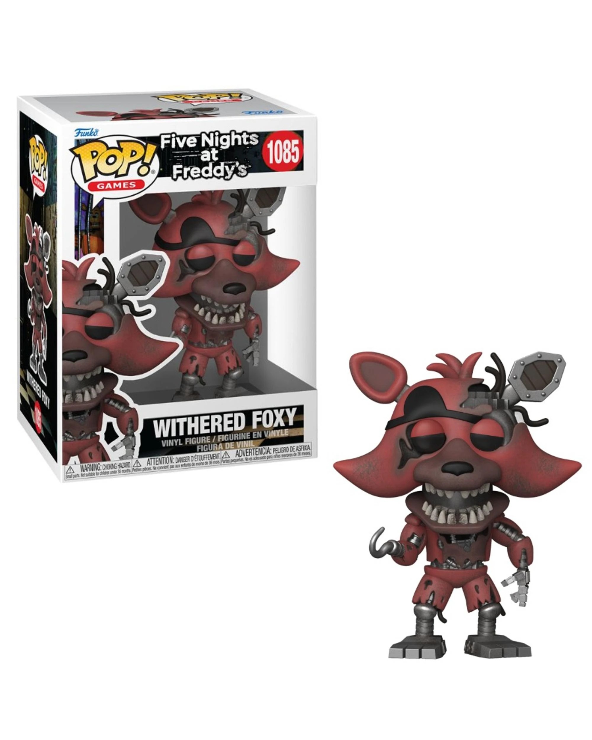1 Five Nights at Freddy's Withered Foxy Funko POP! Vinyl, 1 of 2