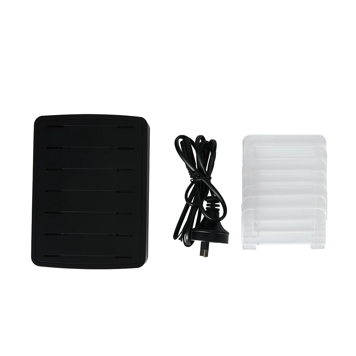 4 6 Port USB Charger Stand - Black, 4 of 10