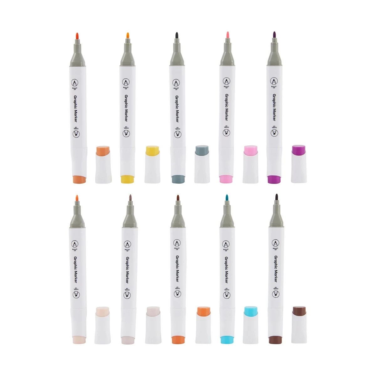 5 20 Pack Dual-Tip Markers Set - Cherry, 5 of 10