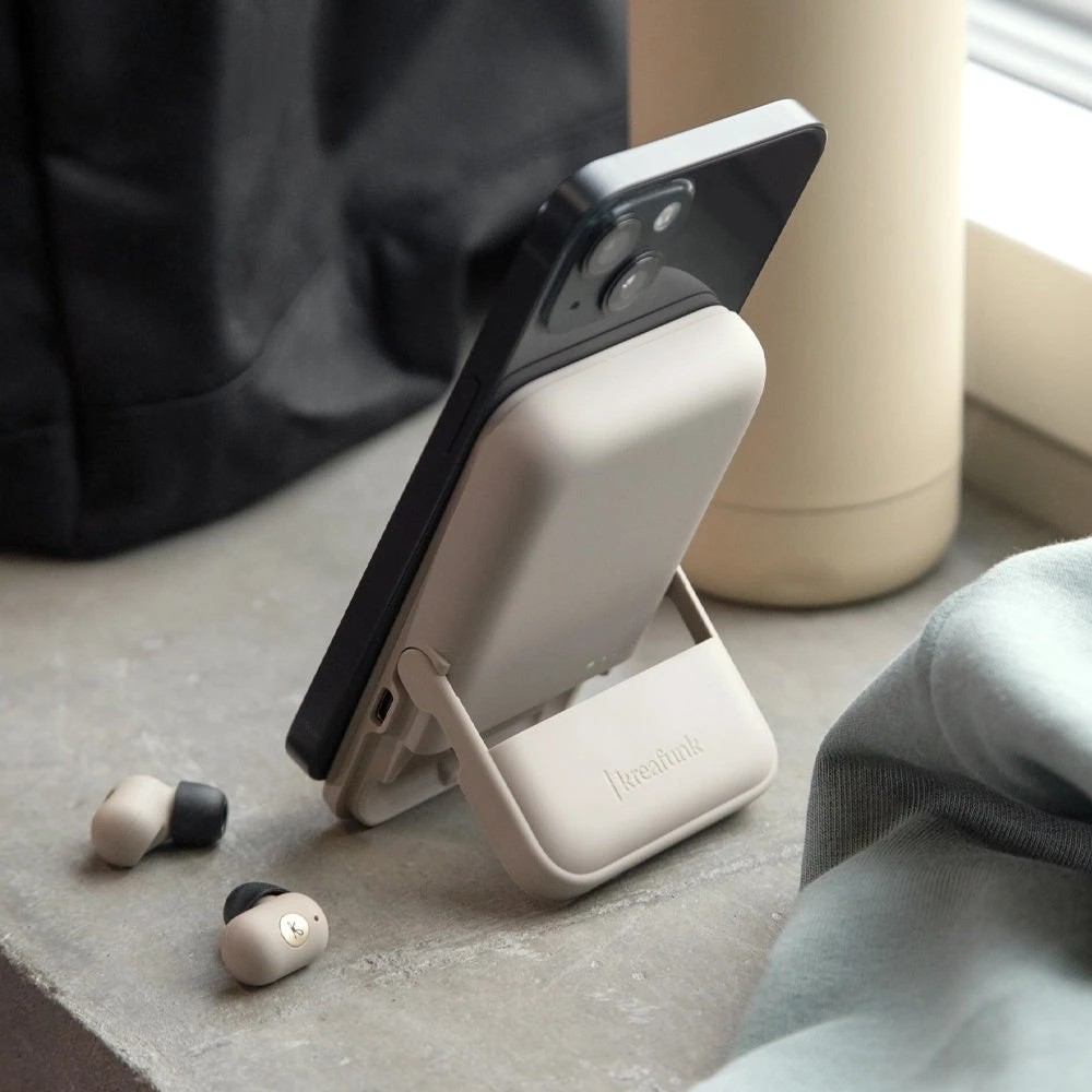 3 Kreafunk Tocharge Go Powerbank + Earbuds - Ivory Sand - Beige, 3 of 5