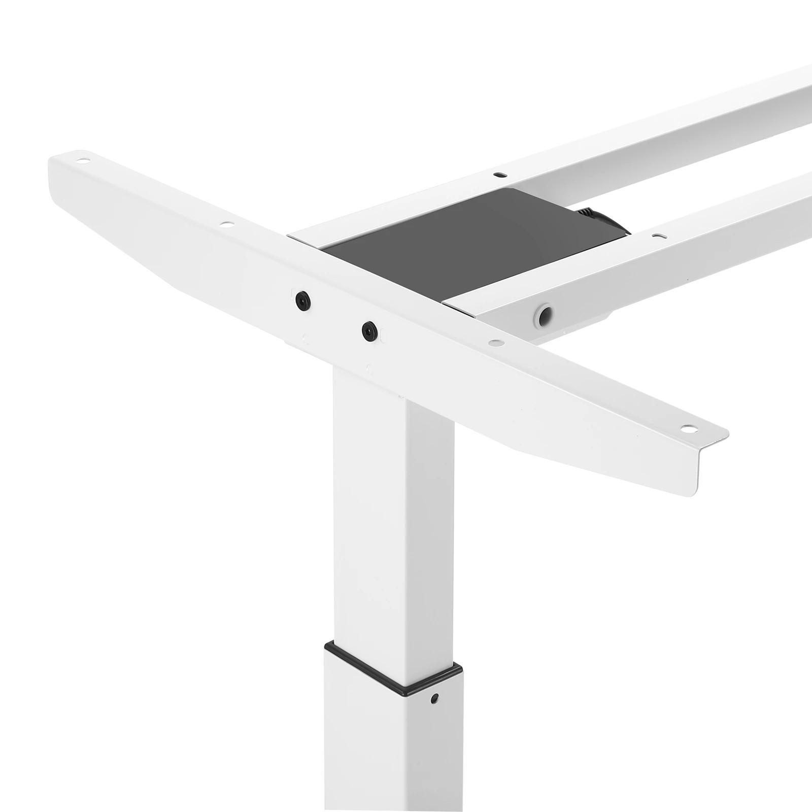 5 LUXSUITE Stand Up Desk Frame Electric Table Legs Base Adjustable, 5 of 6
