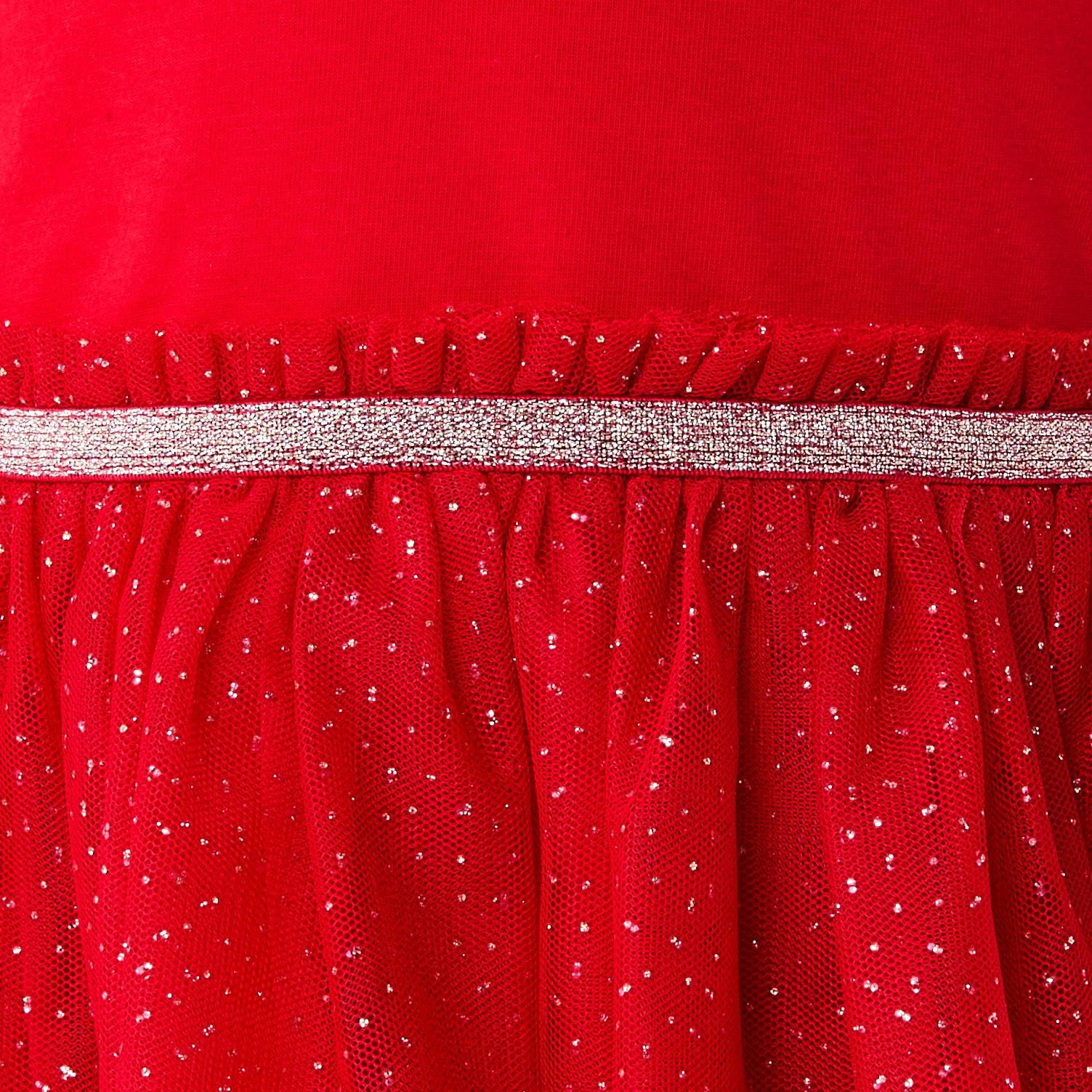 6 Christmas Tutu Dress RED REINDEER, 6 of 10