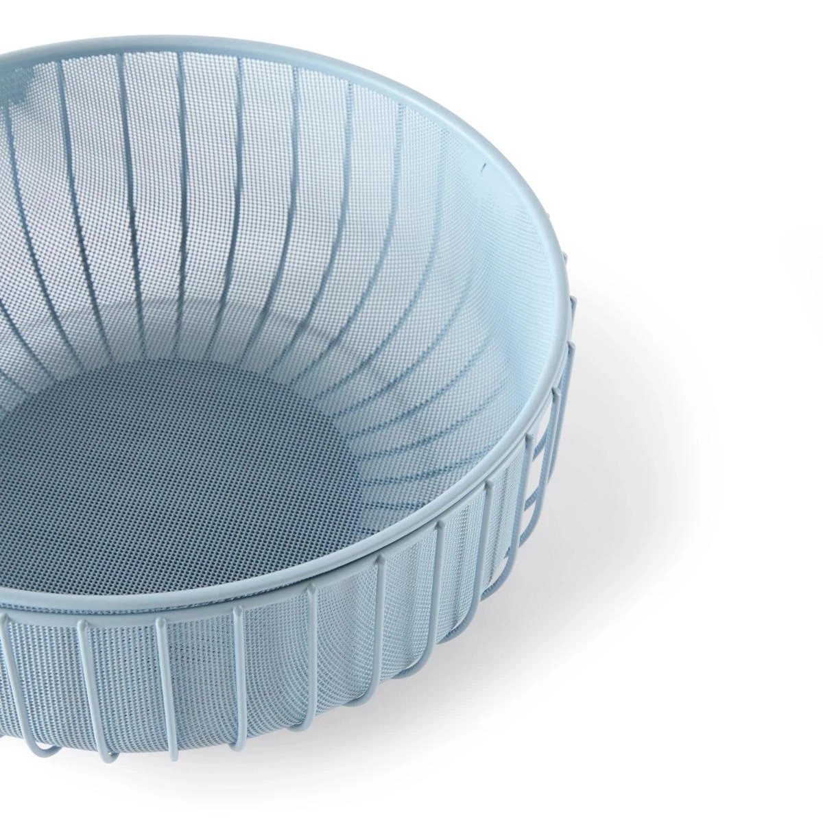 6 3 Piece Metal and Wood Fruit Bowl Set, 6 of 9