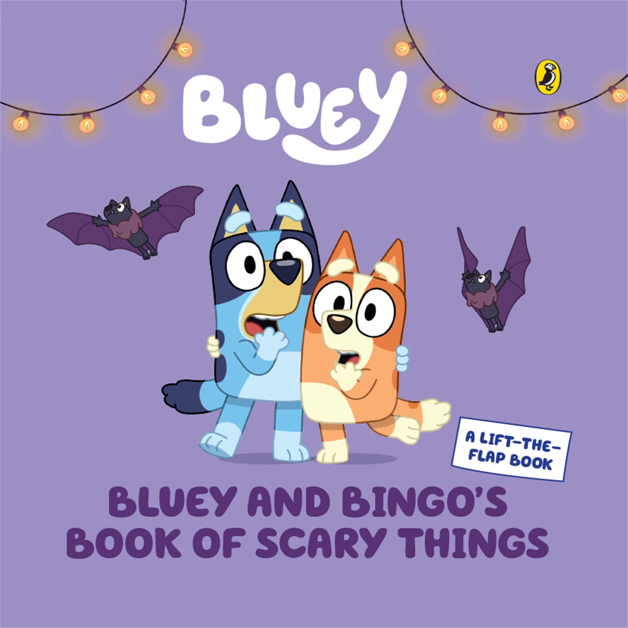 1 Bluey: Bluey and Bingo's Book of Scary Things - A-Lift-The-Flap Book, 1 of 5