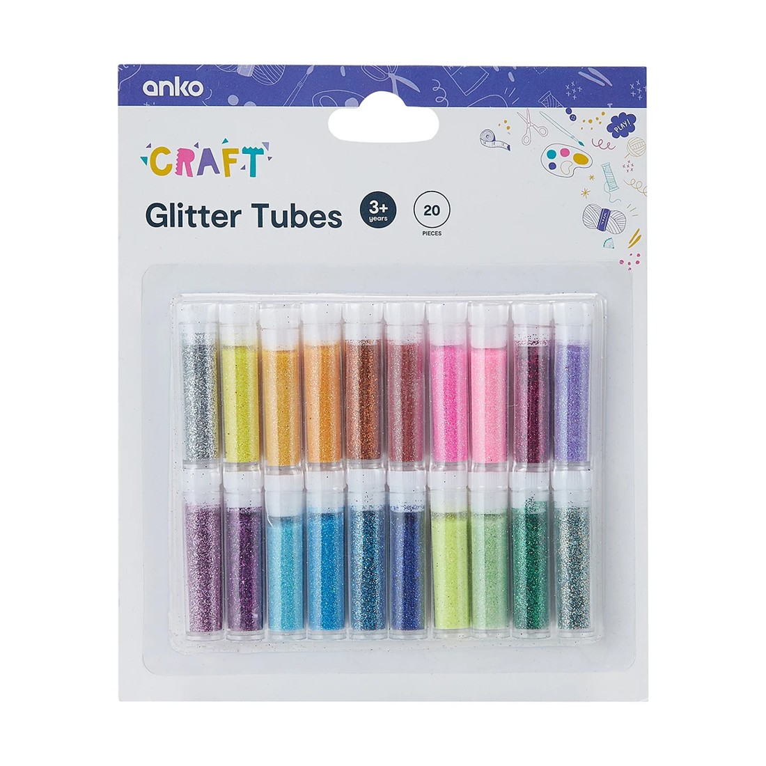 8 20 Piece Glitter Tubes, 8 of 8