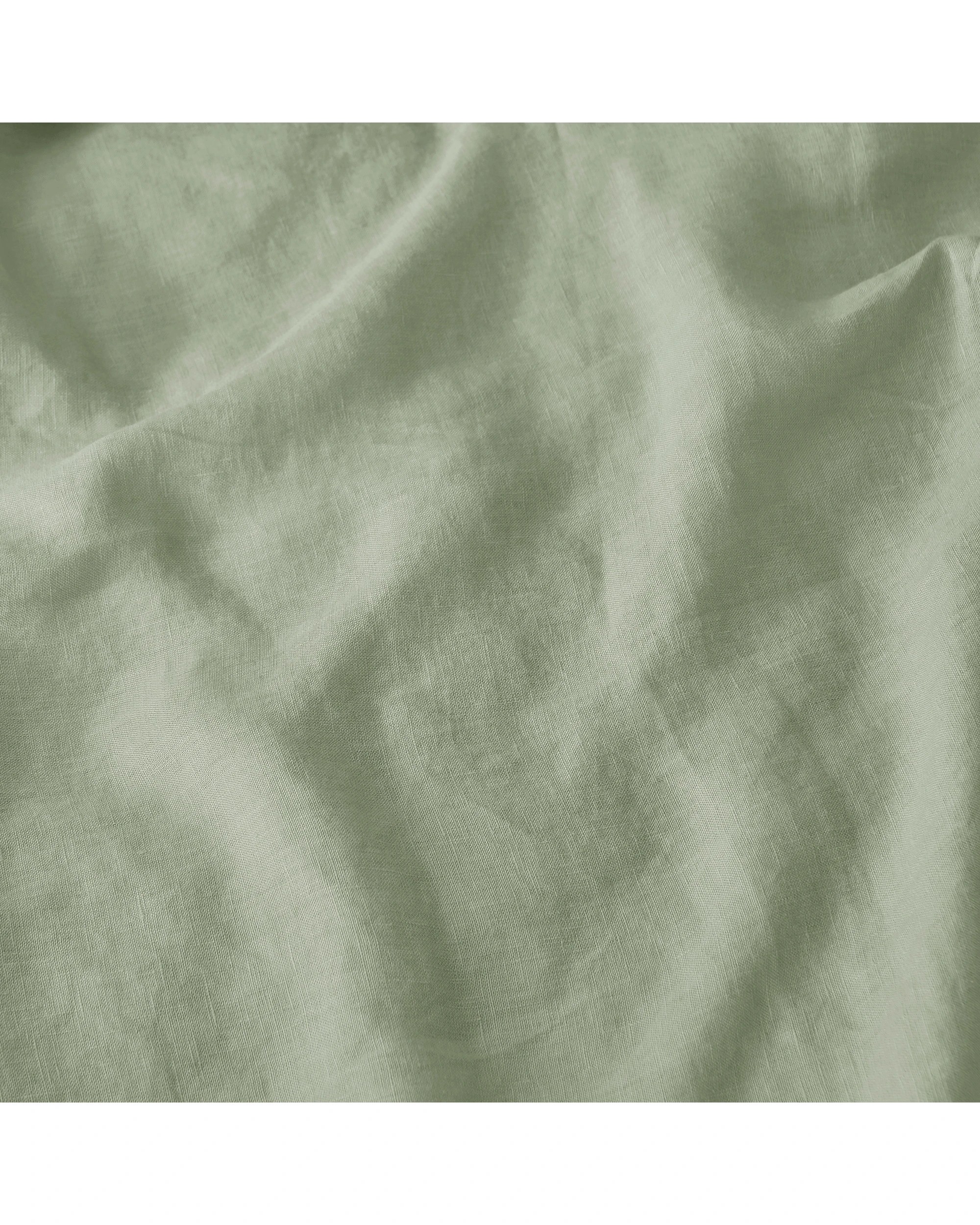 3 Natural Home 100% European Flax Linen Standard Pillowcase Twin Pack - Willow Green, 3 of 5