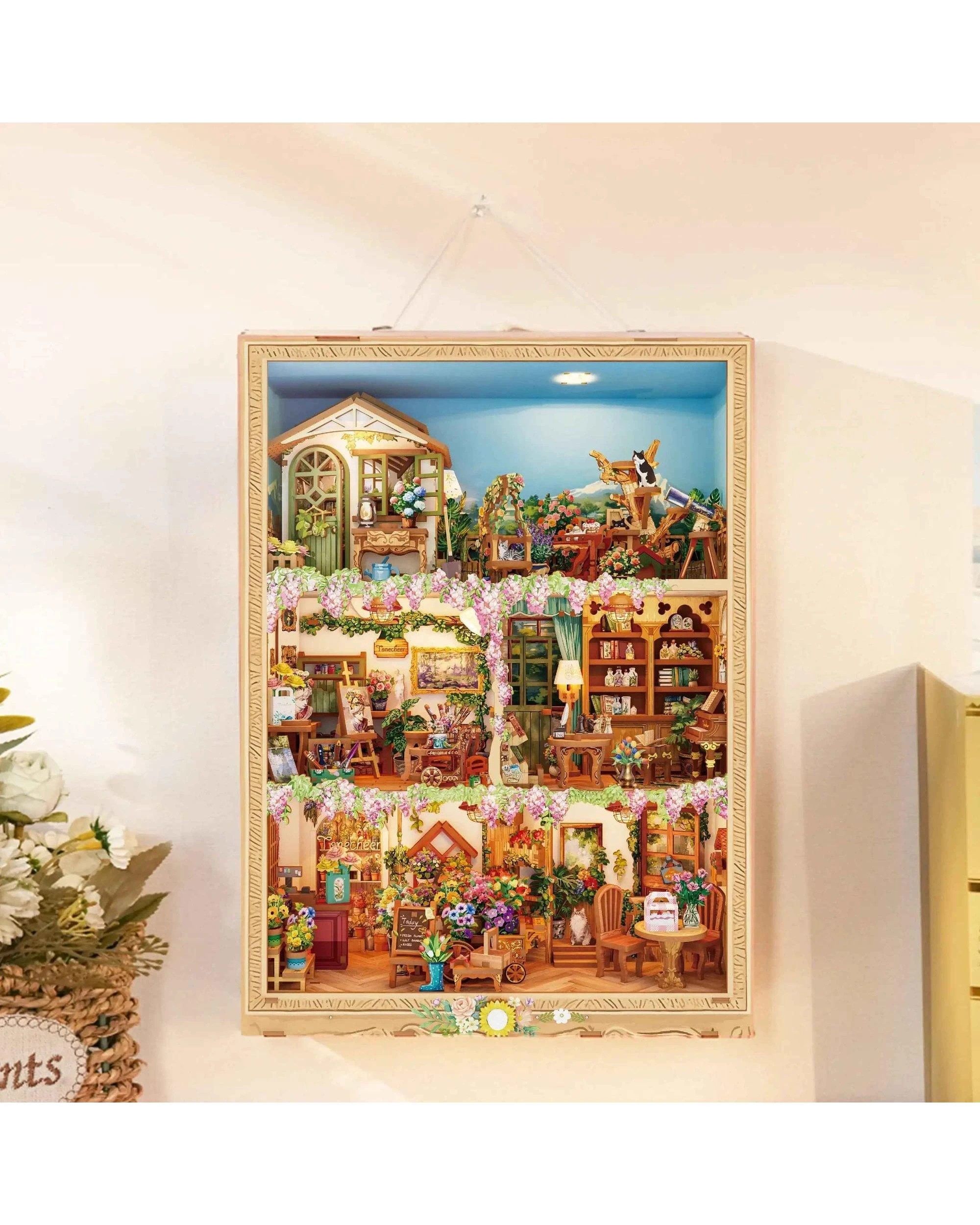 3 Tonecheer Blossom Time Story Frame 3D Puzzle Model Kit, 3 of 3