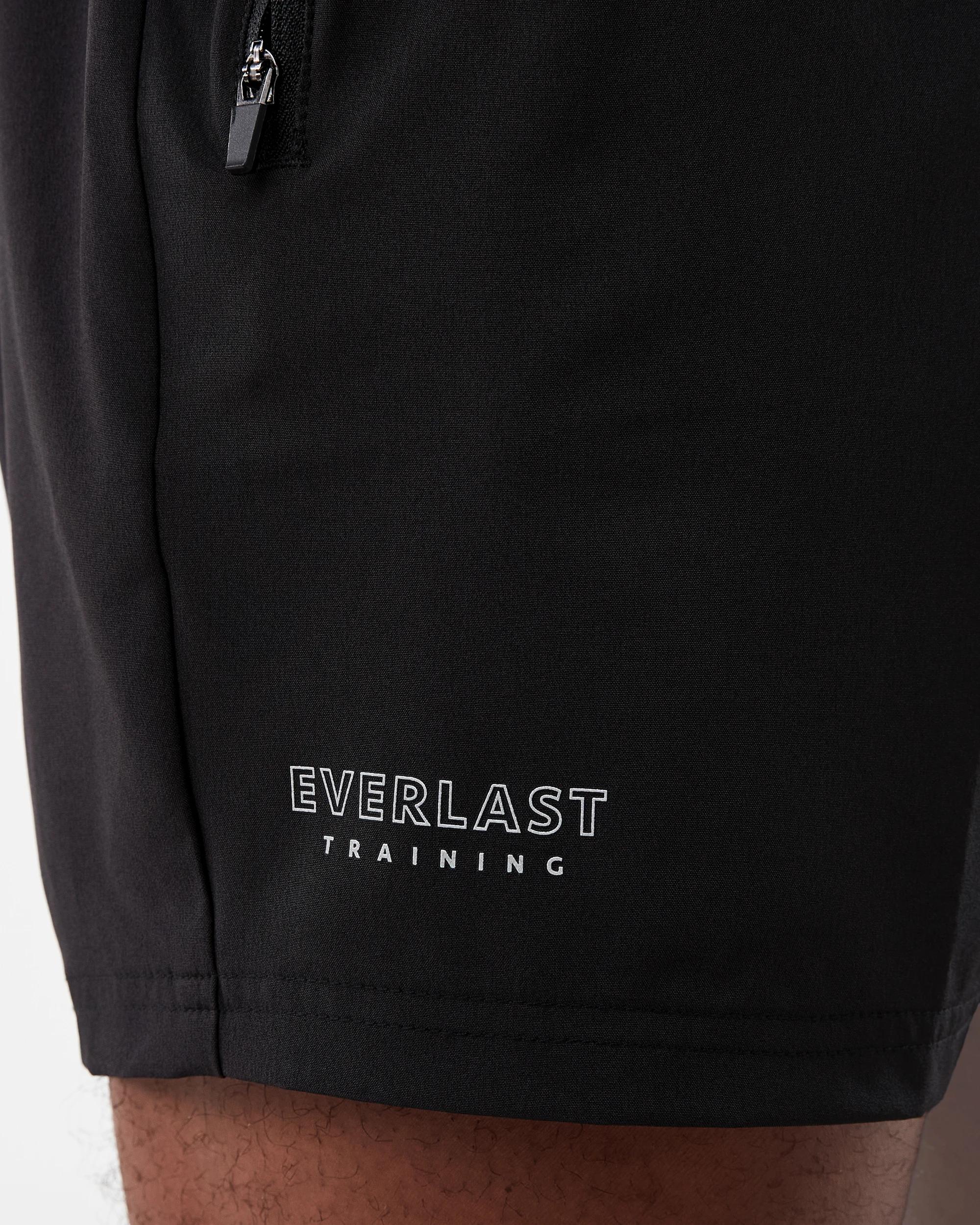 4 Everlast Mens 5in. Tech Gym Shorts Black, 4 of 10