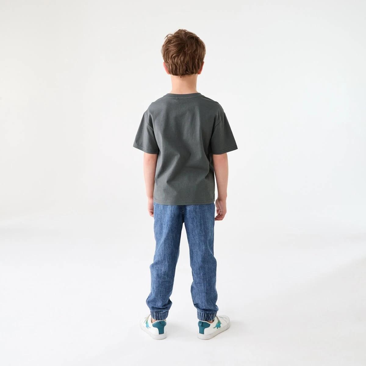 6 Chest Print T-shirt SUNSET RACER WASHED GREY, 6 of 6