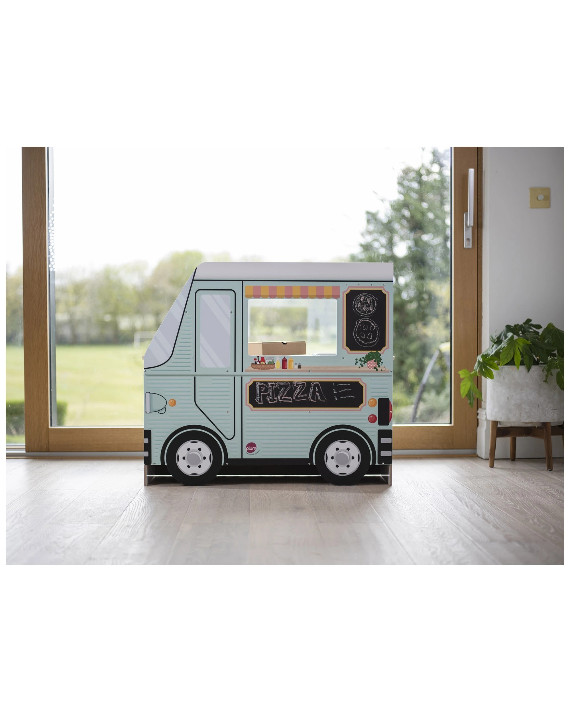 3 Plum Play Au 2-in-1 Wooden Street Food Truck And Kitchen 360 Degree Play, 3 of 8