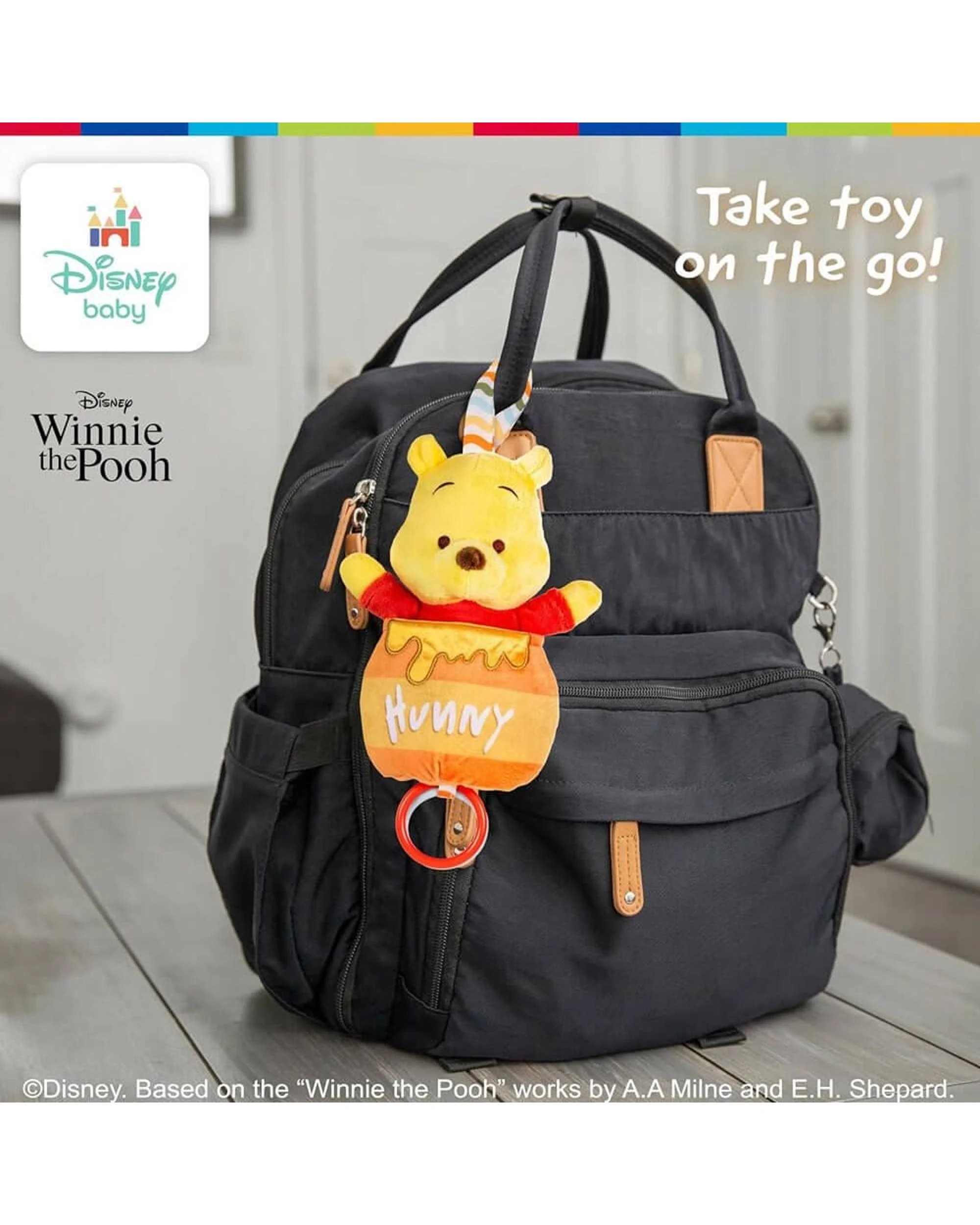 5 Disney Winnie the Pooh Pull Down Honey Pot On-The-Go Ziggle Toy, 5 of 6