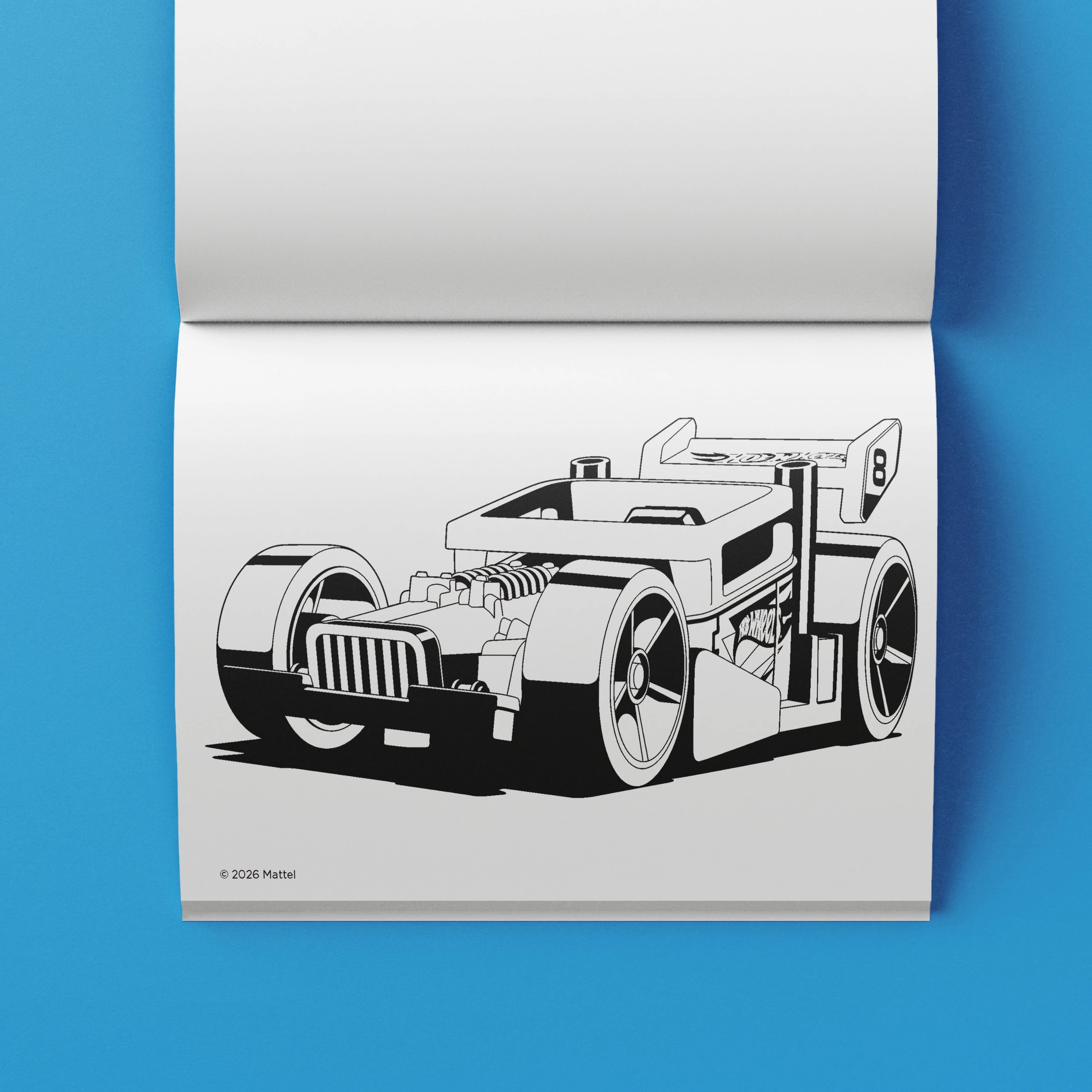 5 Hot Wheels Colouring Carry Case, 5 of 7