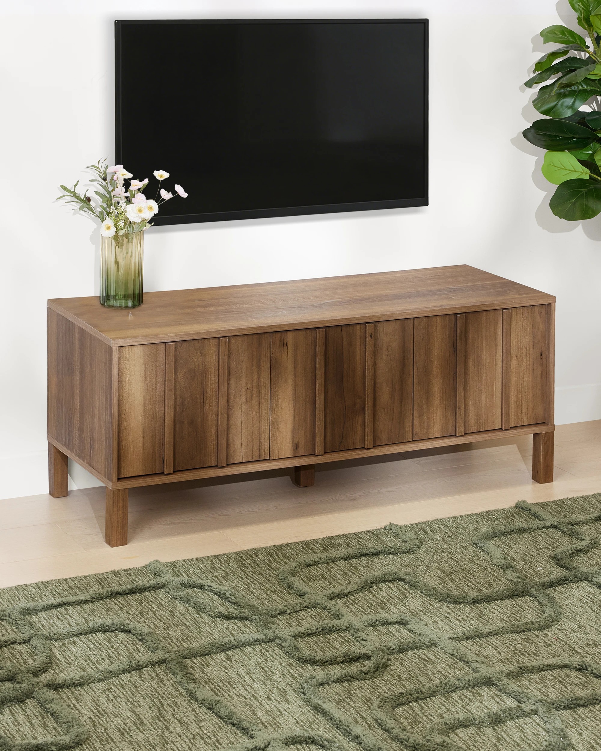 1 Willow Entertainment Unit - Walnut, 1 of 8