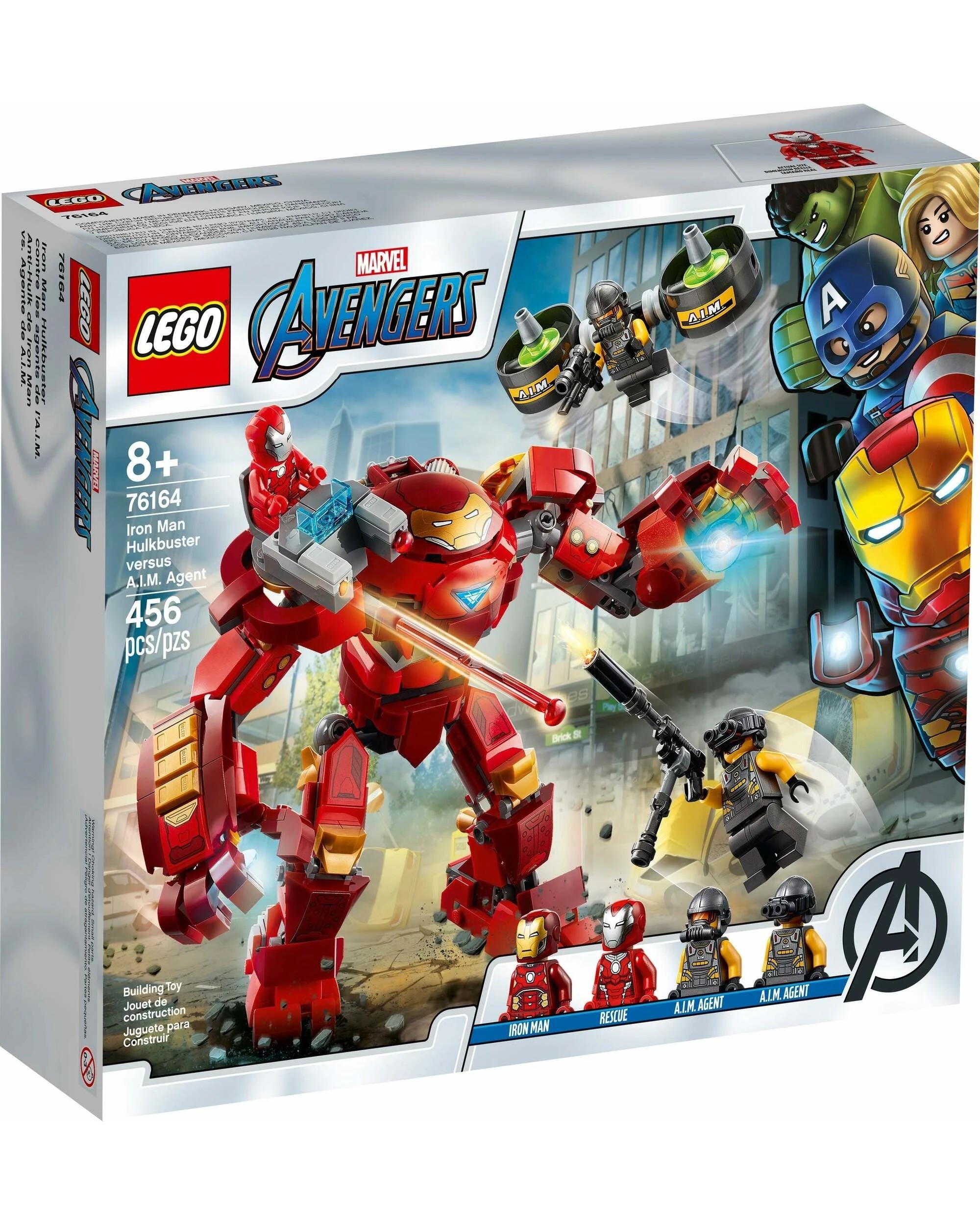 1 LEGO Marvel Series 76164 Iron Man Hulkbuster versus A.I.M. Agent, 1 of 5