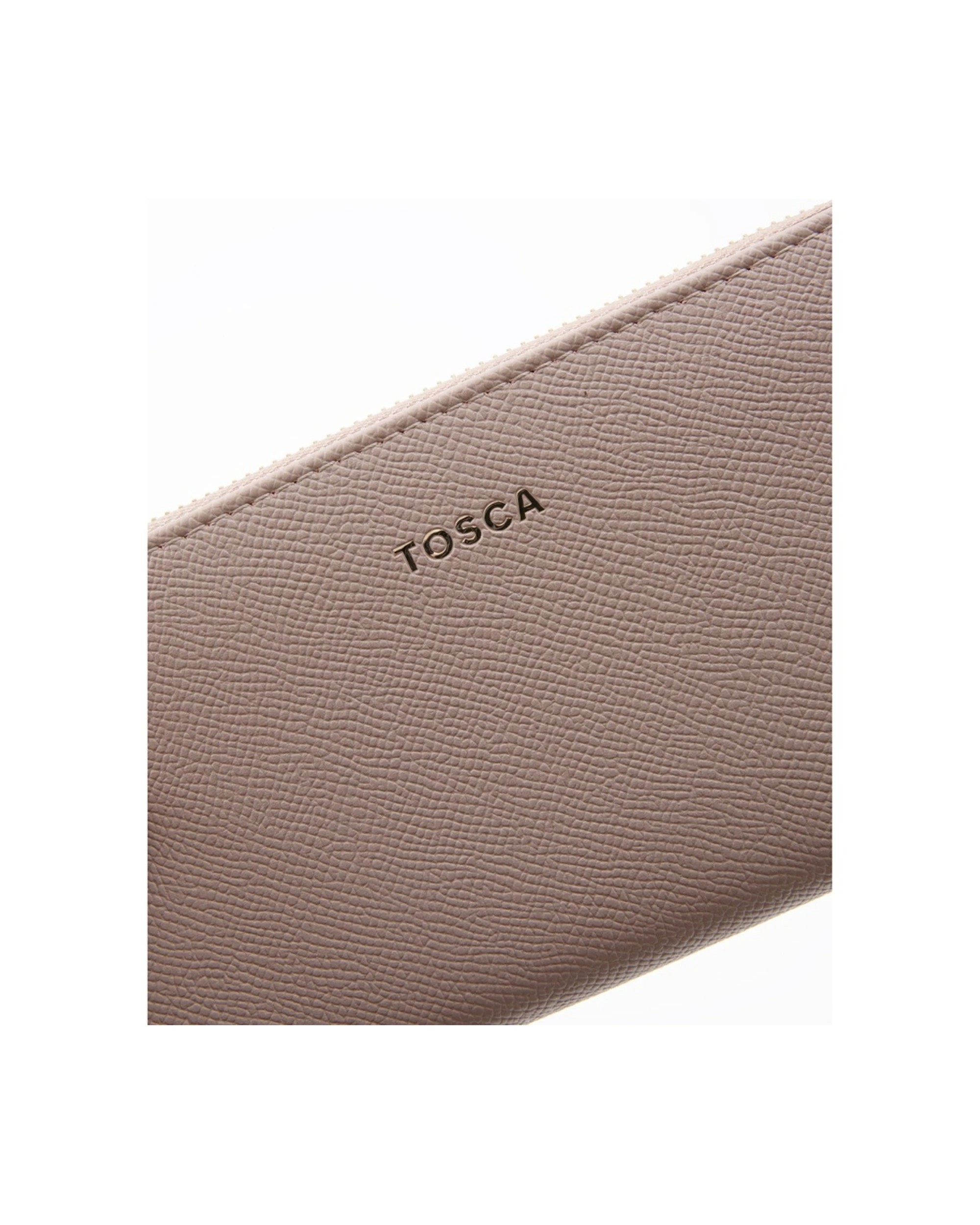 5 Tosca PU Wallet Textured Zip Around Stylish Everyday/Travel Purse Adobe Rose - Pink, 5 of 5
