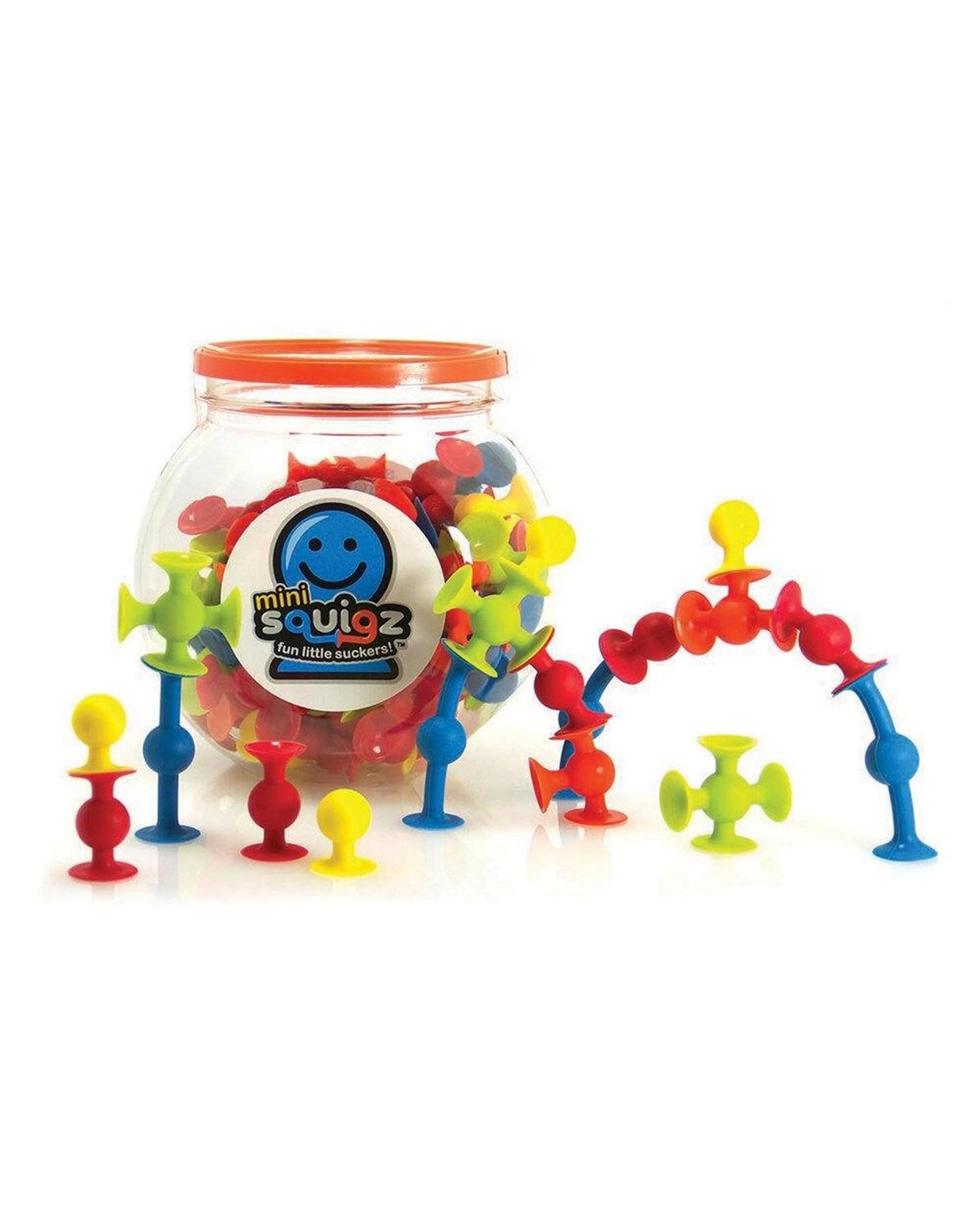 1 Fat Brain Toy Co Mini Squigz 75pc 5y, 1 of 5