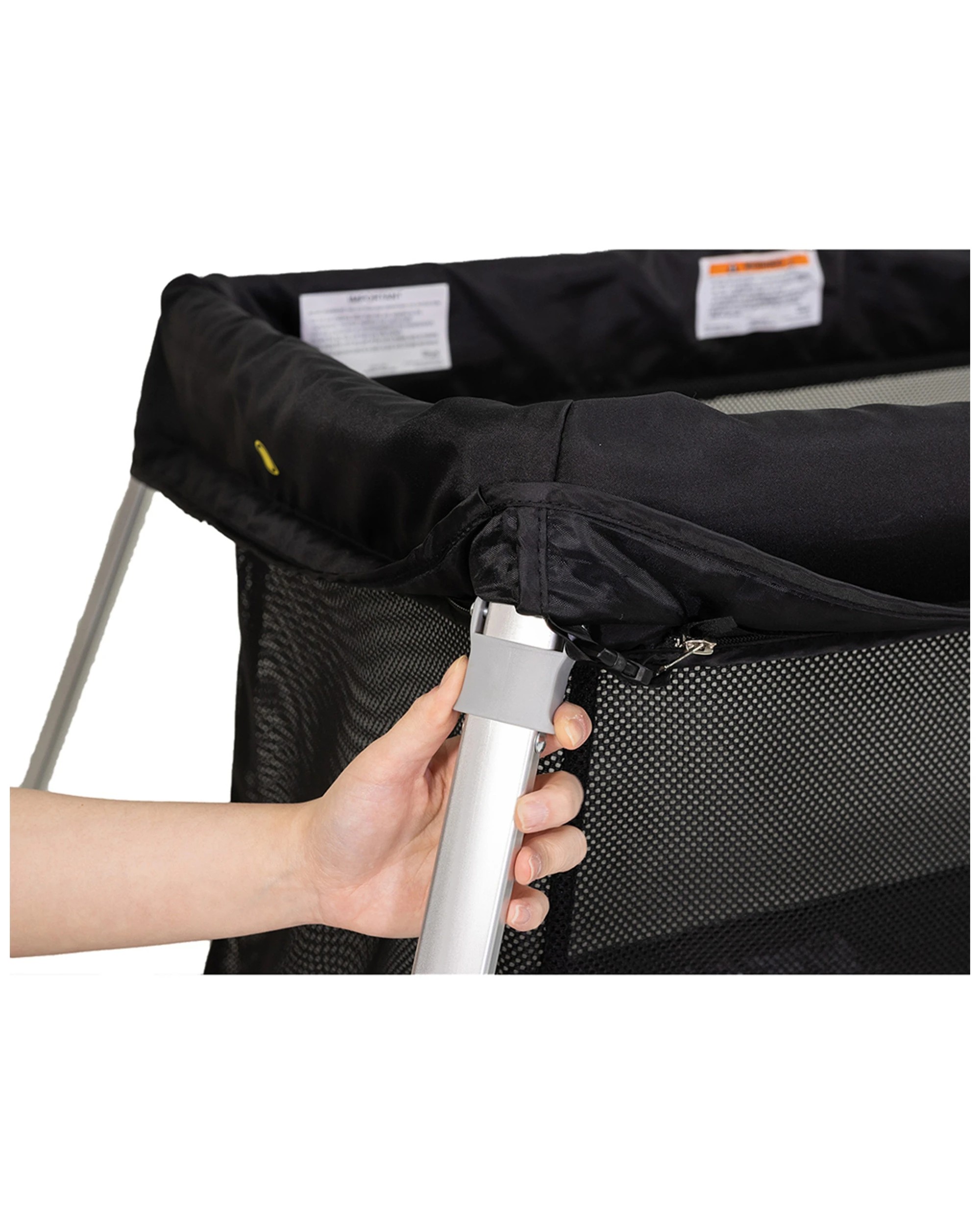 6 Vee Bee Amado Portacot Travel/play
 - Black, 6 of 7