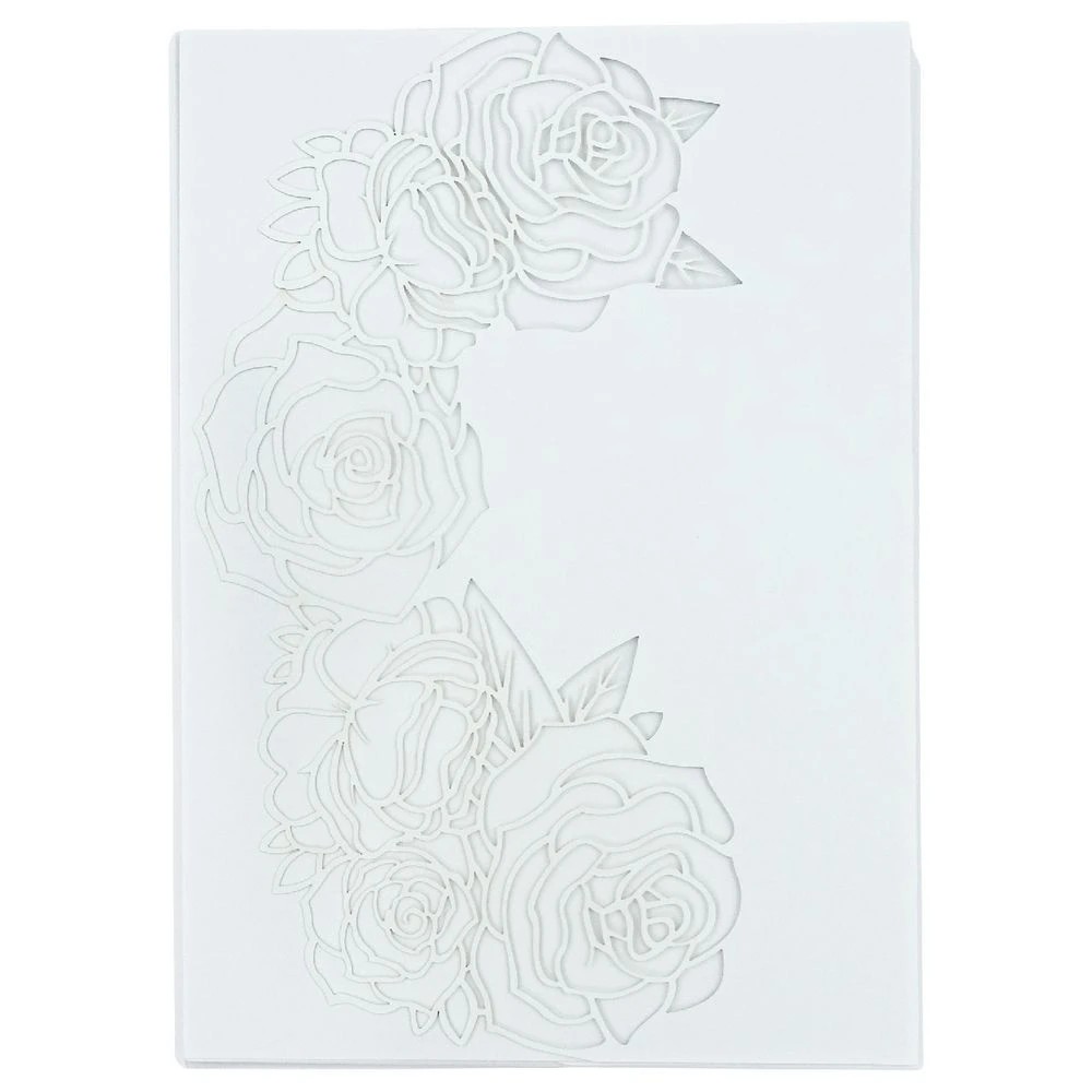 4 Quill Cards and Envelopes Rose Die Cut 125x175mm 15 Pack, 4 of 6
