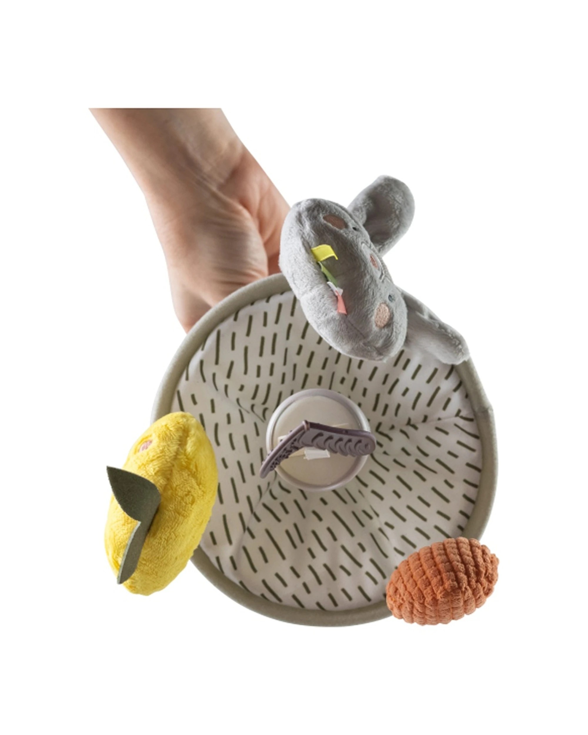 2 Taf Toys Garden Pram Mobile Soft Plush Hanging Toy Extra Large Clip Attachment - Multi, 2 of 6